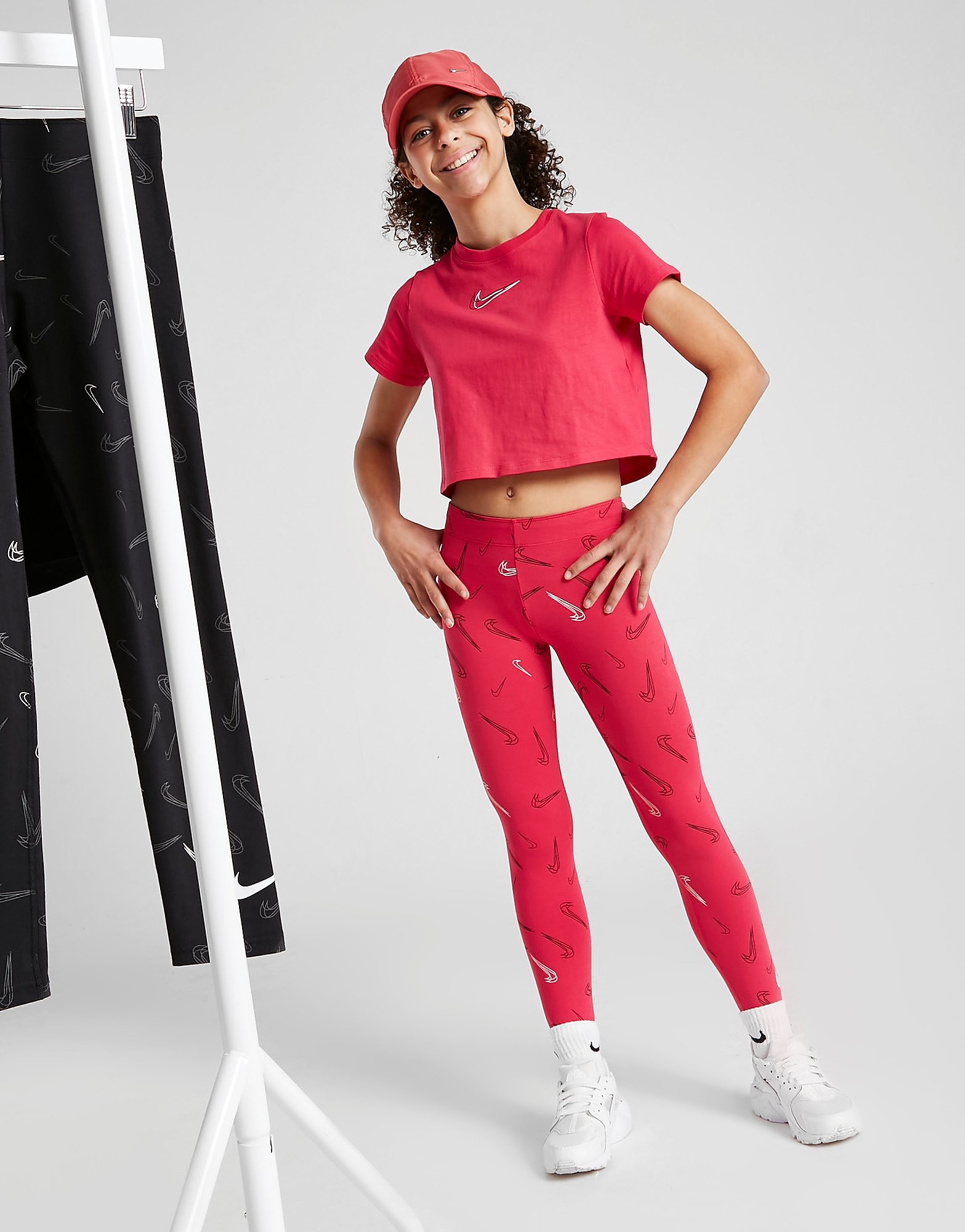 

Nike Girls' Swoosh Leggings - Rush Pink - Kids, Rush Pink