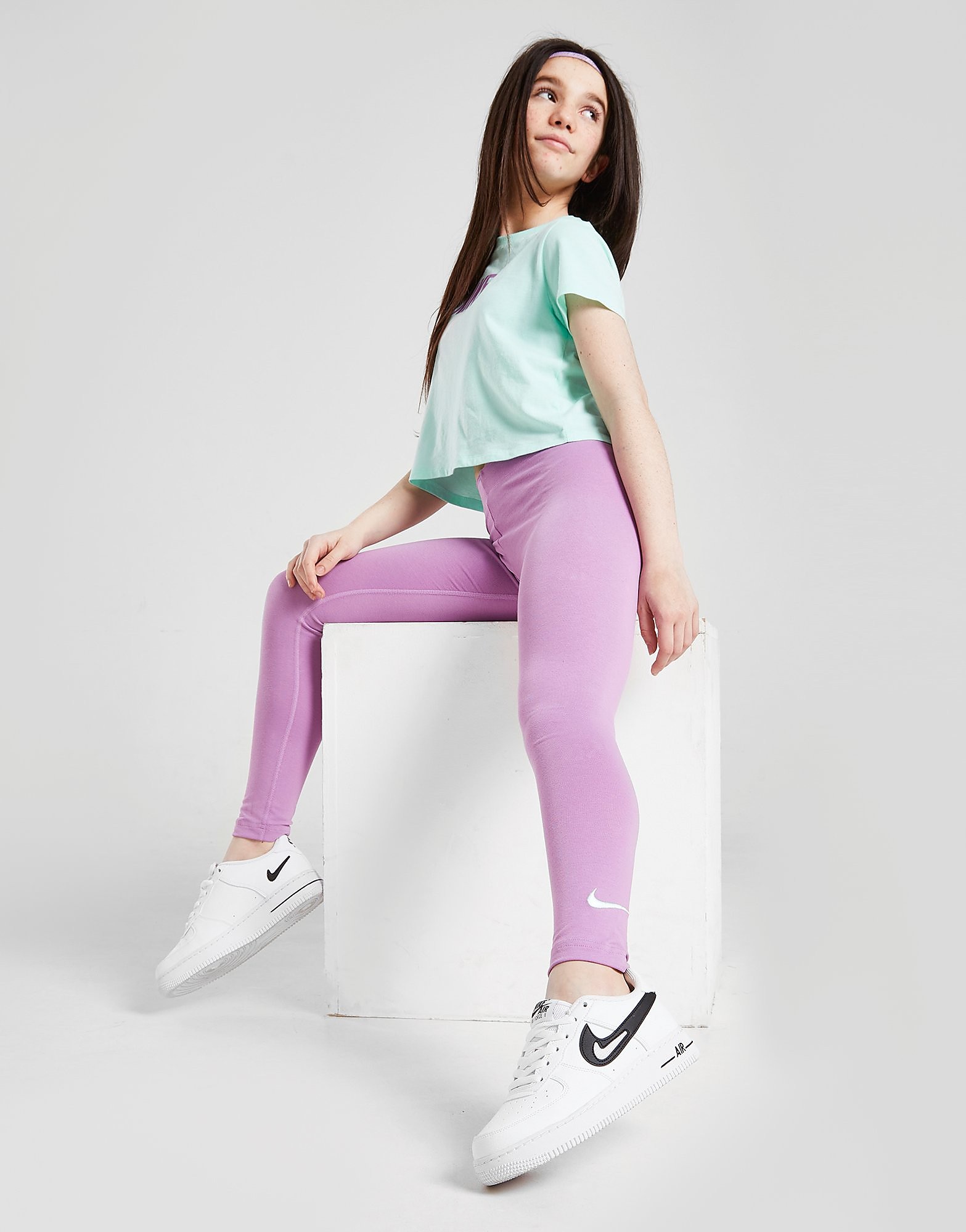 

Nike Girls' Swoosh Leggings Junior - Purple - Kids, Purple