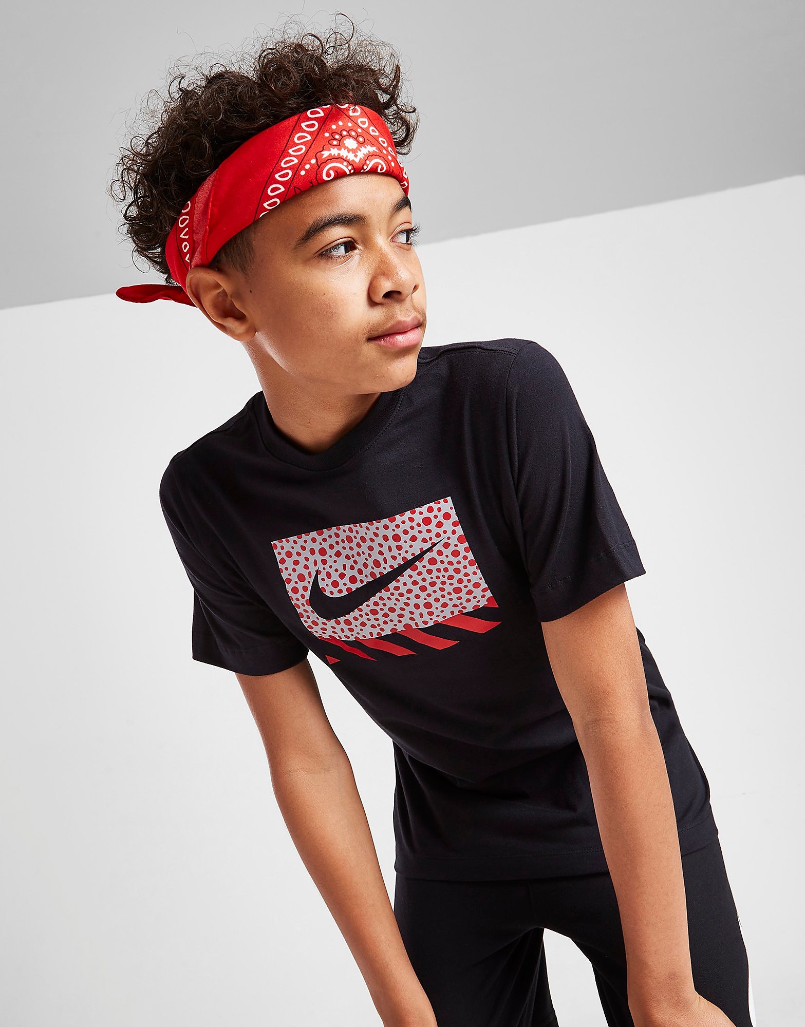 Nike Box Logo T-Shirt Junior - Black - Kids, Black
