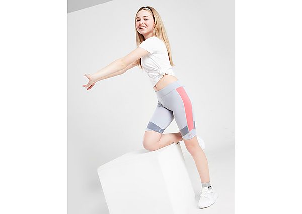 Nike Girls' Fitness Dri-FIT One Bike Shorts Junior - Grey - Kids, Grey