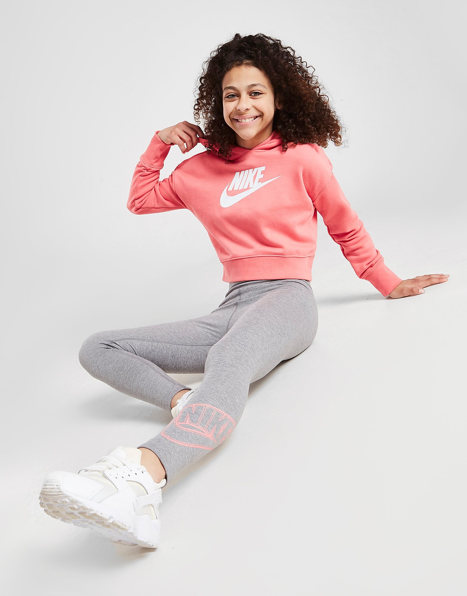 

Nike Girls' Essential Futura Leggings Junior - Grey - Kids, Grey
