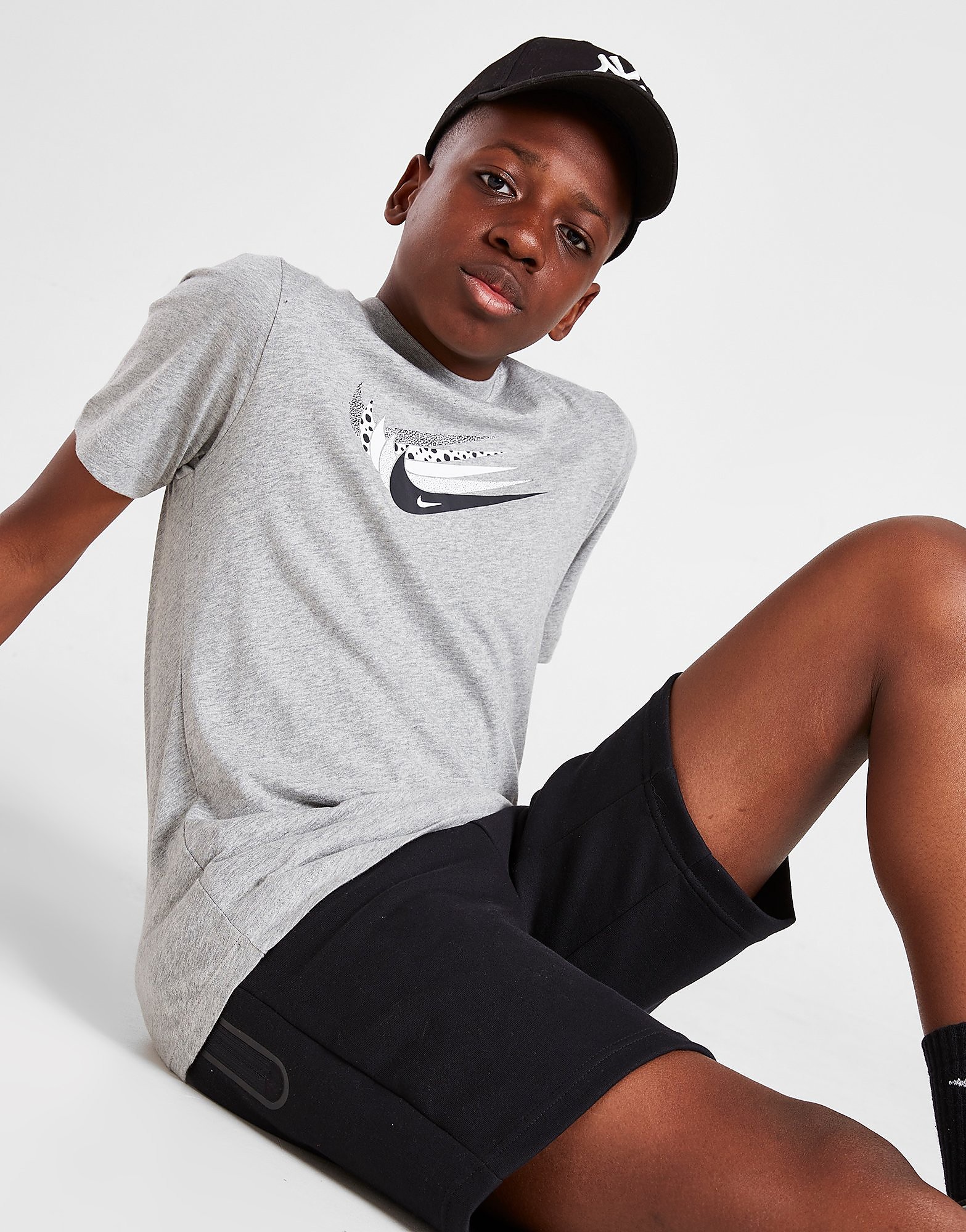 

Nike Multi-Swoosh T-Shirt Junior - Grey - Kids, Grey