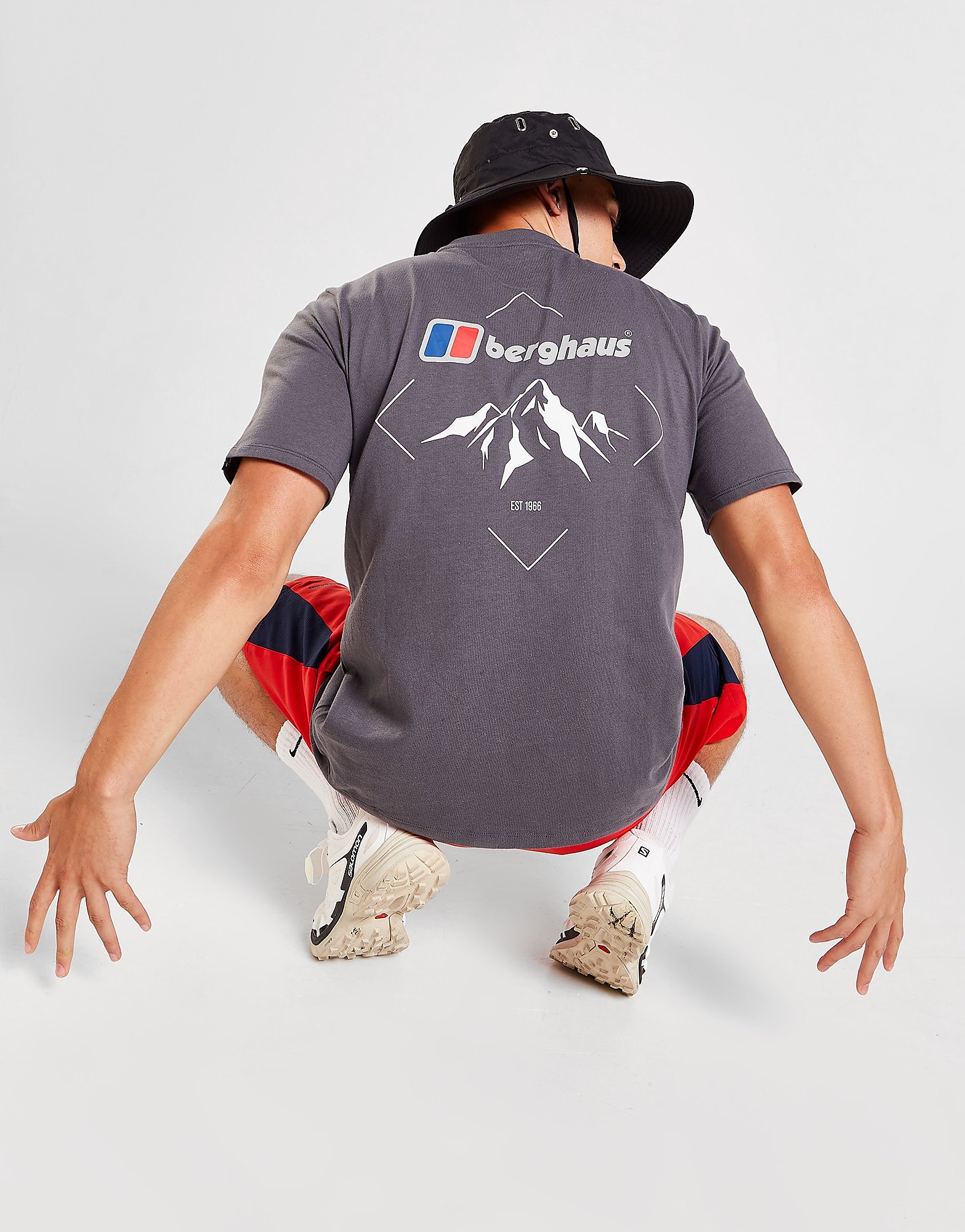 

Berghaus Mountain Logo T-Shirt - Grey - Mens, Grey