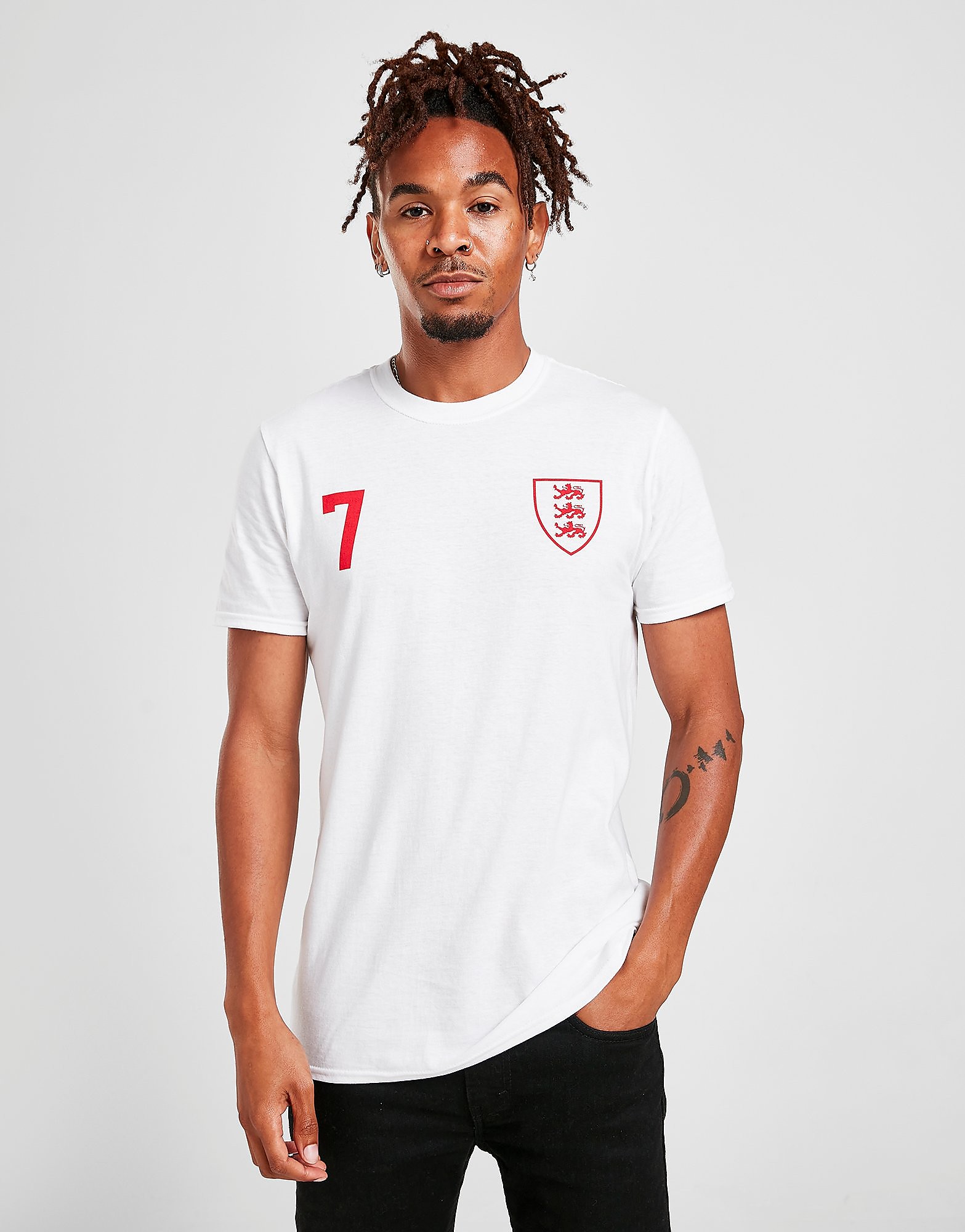 

JD England 7 T-Shirt - Only at JD - White - Mens, White