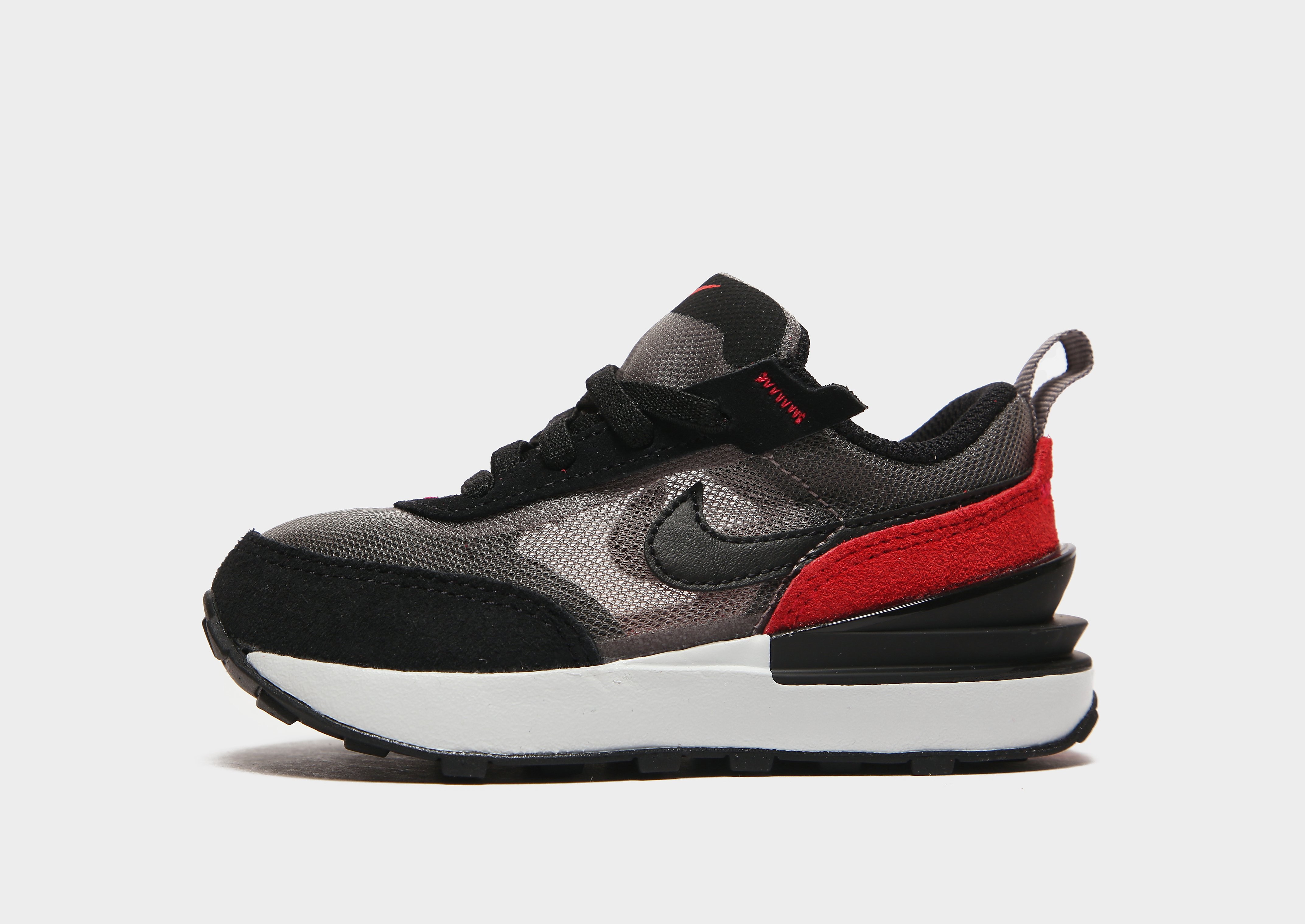 Nike Waffle One Infant - Flat Pewter/Siren Red/Photon Dust/Black/Grey - Kids, Flat Pewter/Siren Red/Photon Dust/Black/Grey
