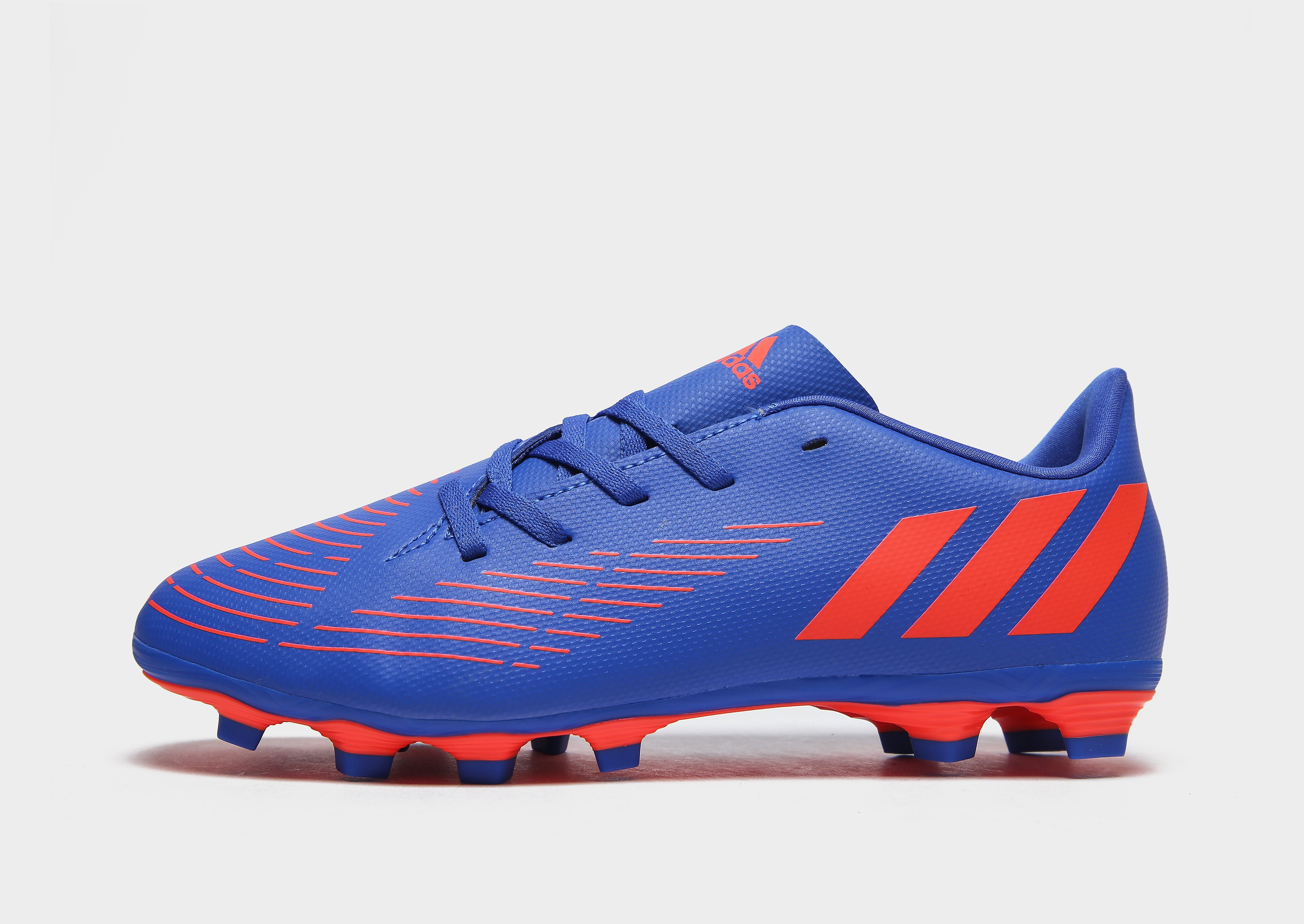 adidas Predator Edge .4 FG Fotbollsskor Junior, Blå