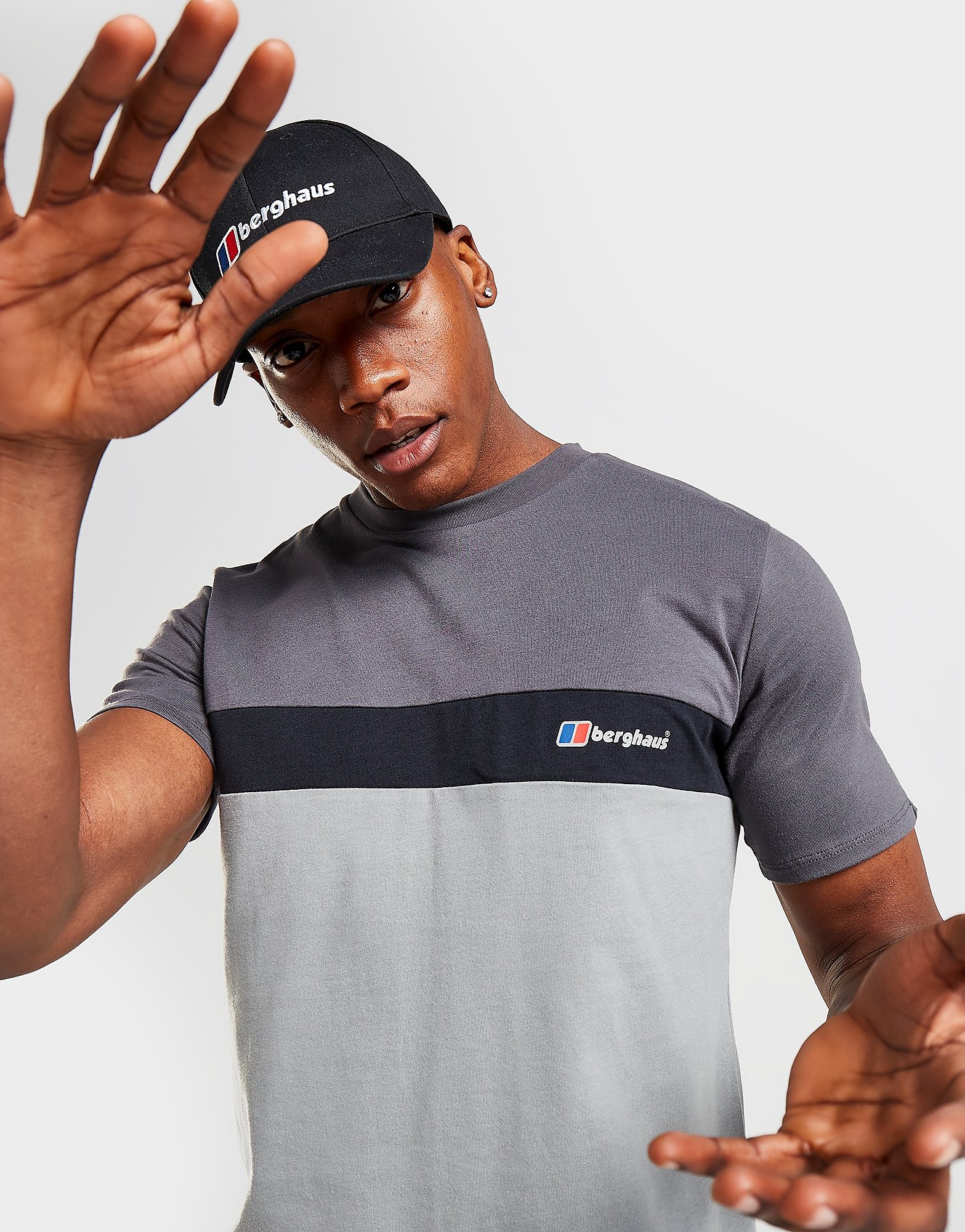 

Berghaus Colour Block T-Shirt - Grey - Mens, Grey