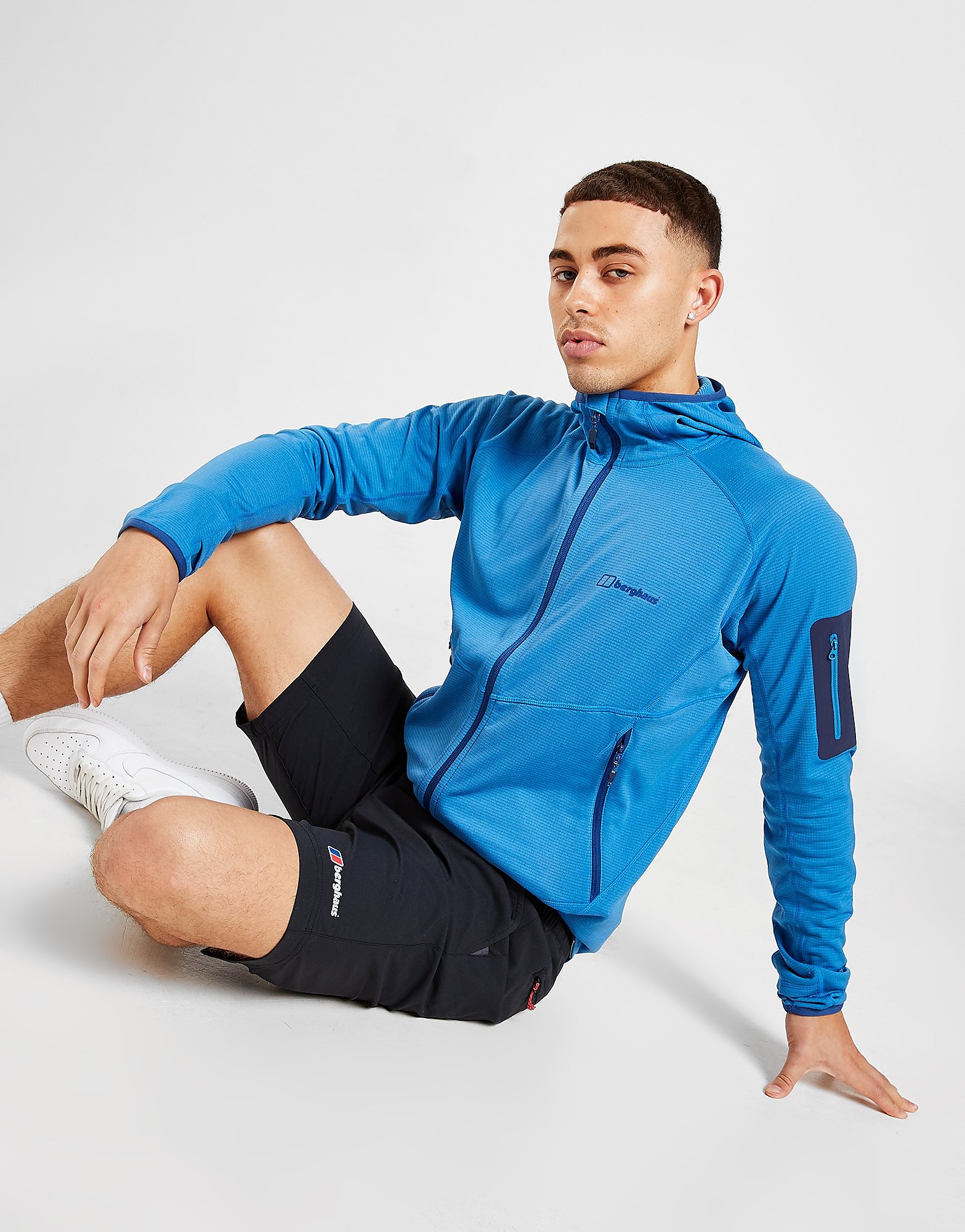 

Berghaus Pravitale Full Zip Hoodie - Blue - Mens, Blue