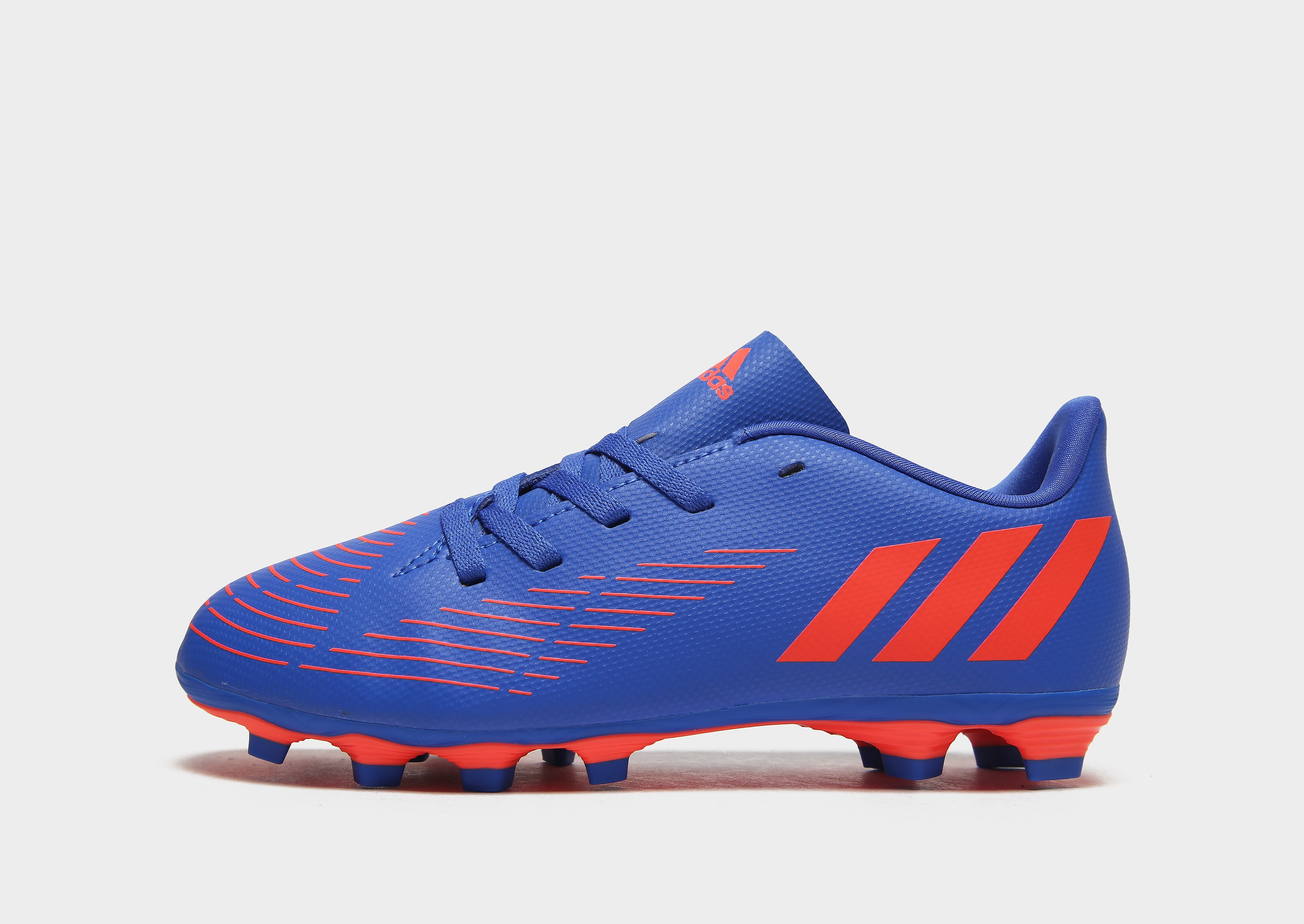 adidas Predator Edge .4 FG Fotbollsskor Barn, Blå