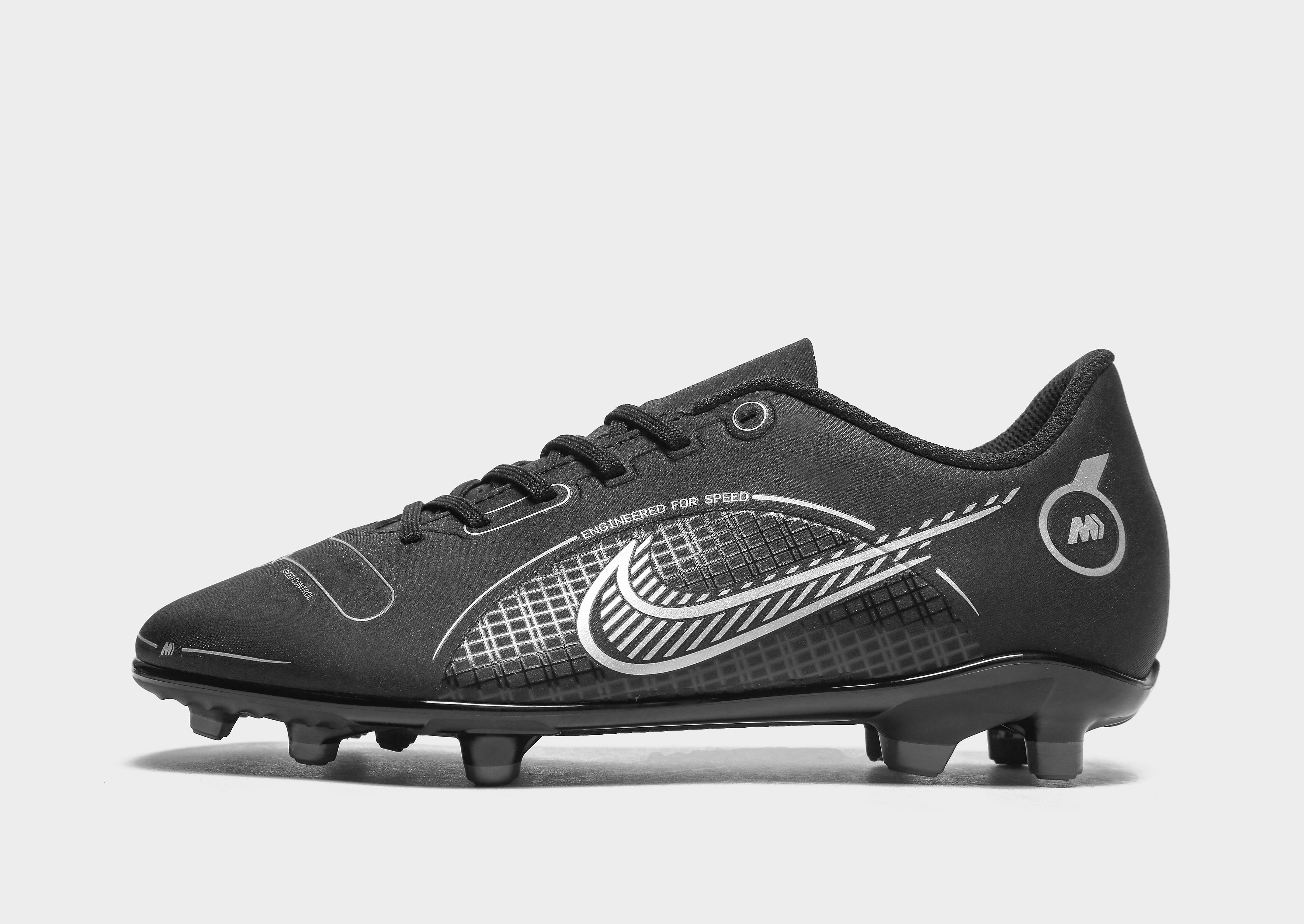 

Nike Mercurial Vapor 14 Club FG Junior - Black/Medium Ash/Metallic Silver - Kids, Black/Medium Ash/Metallic Silver