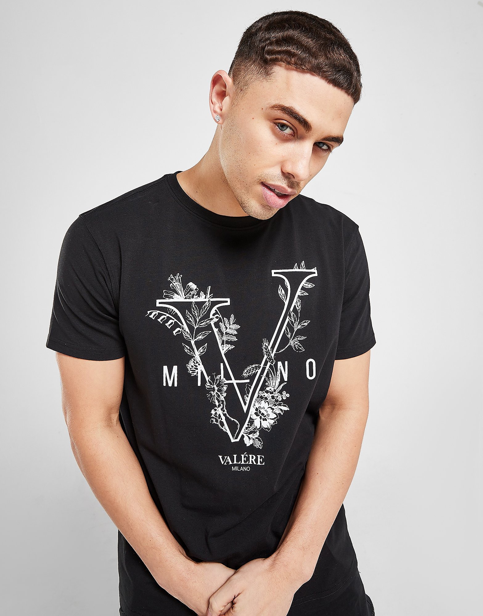 

VALERE Fiore T-Shirt - Black - Mens, Black