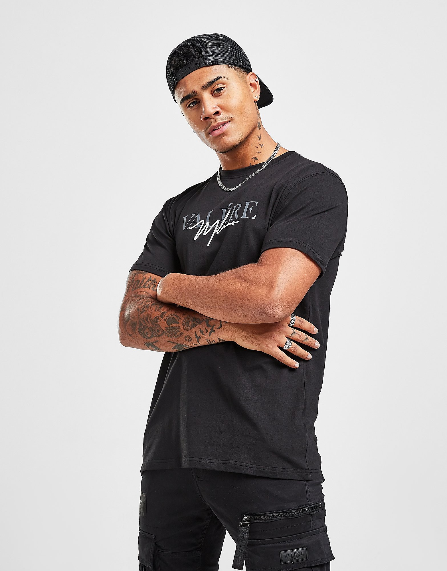 

VALERE Copione Logo T-Shirt - Black - Mens, Black