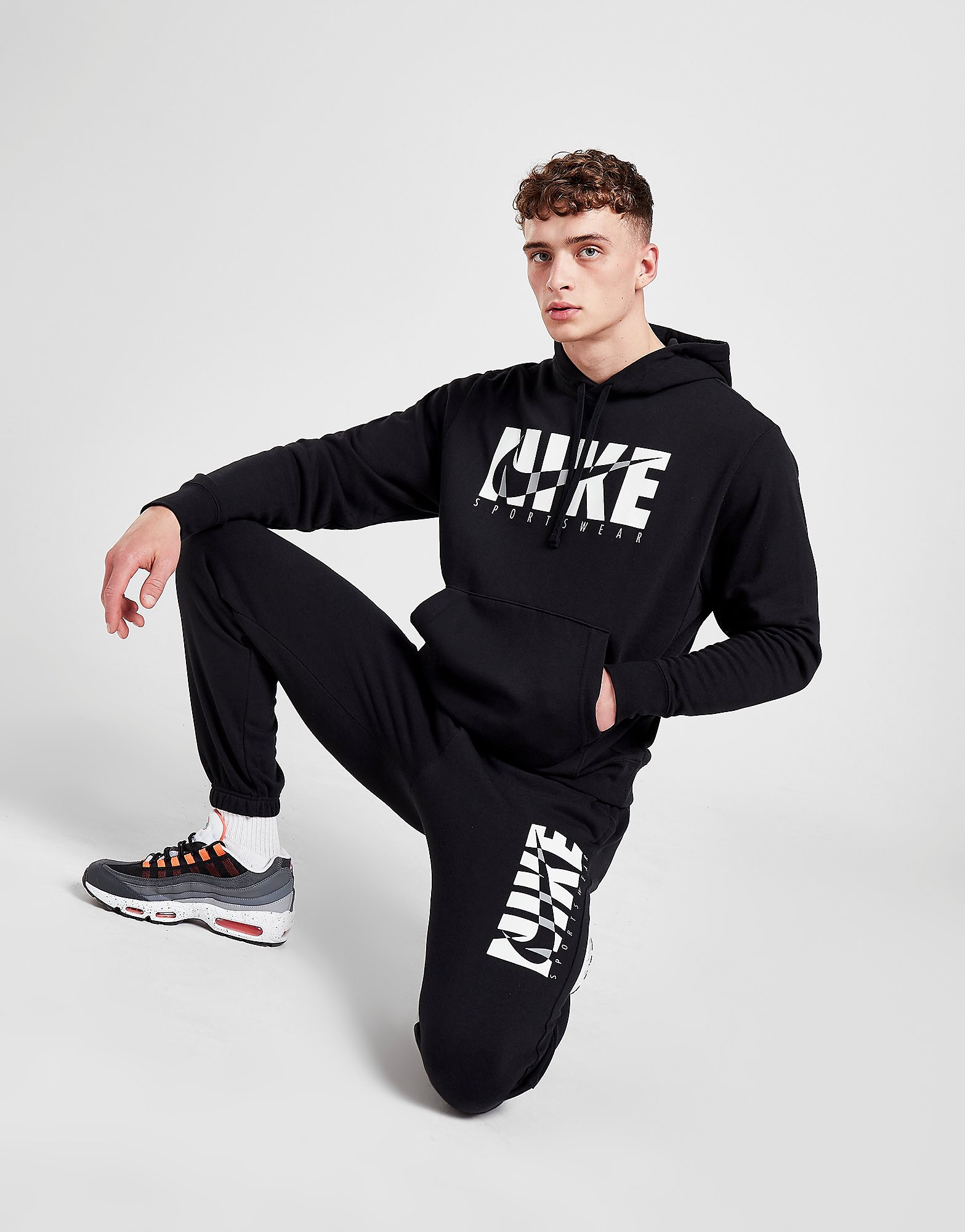 Nike Club Joggers - Black - Mens, Black