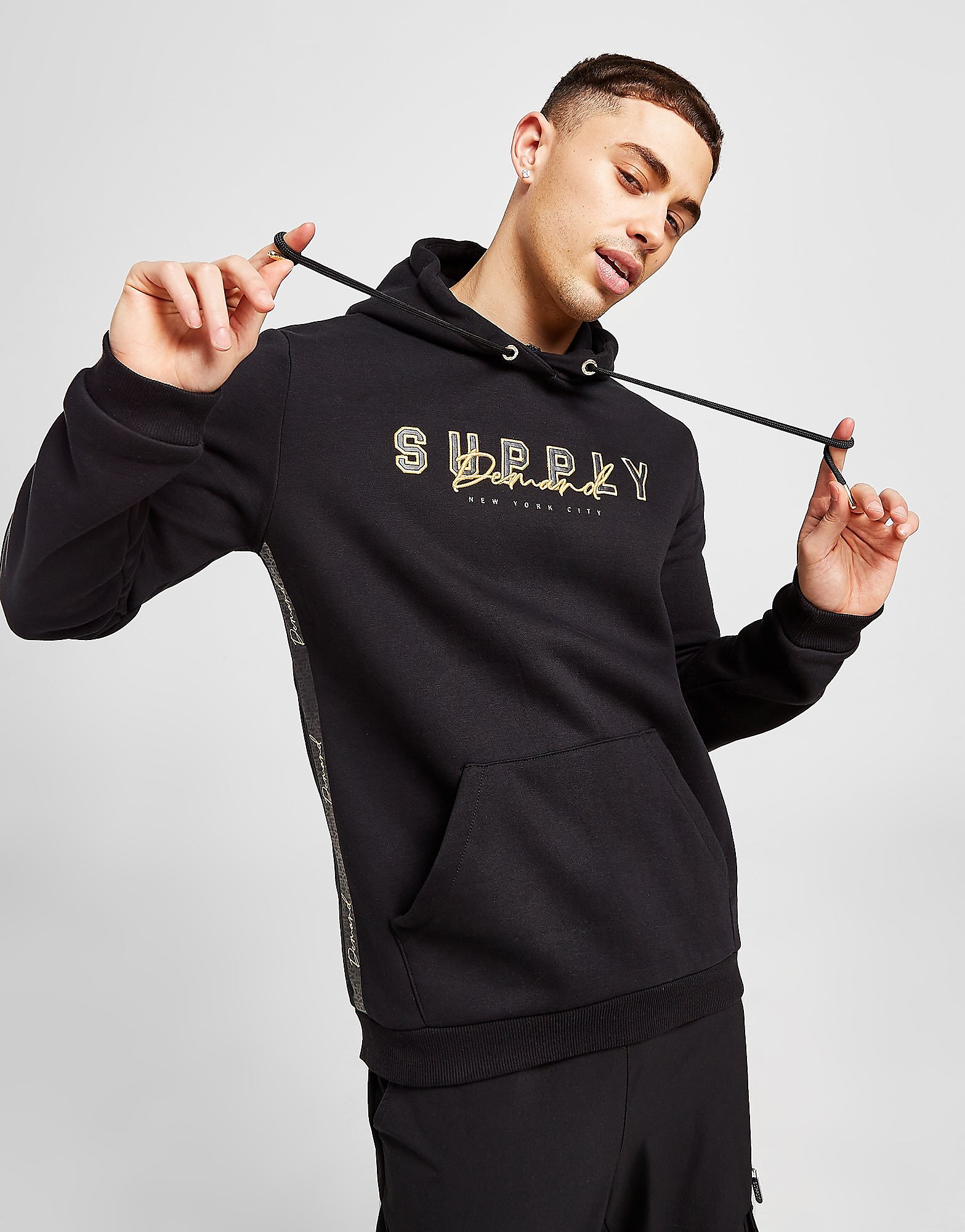 

Supply & Demand Rico Overhead Hoodie - Black - Mens, Black