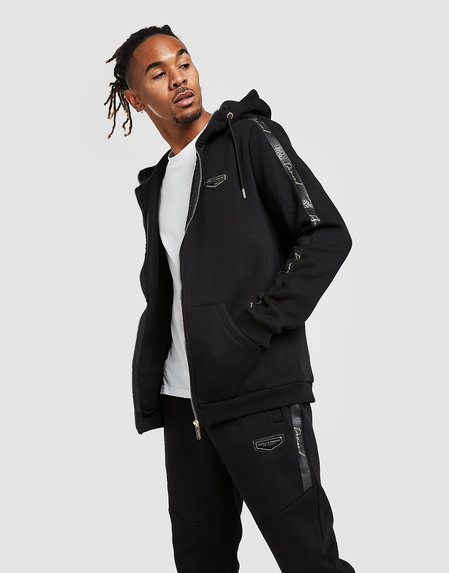 Supply & Demand Master Hoodie - Black - Mens, Black