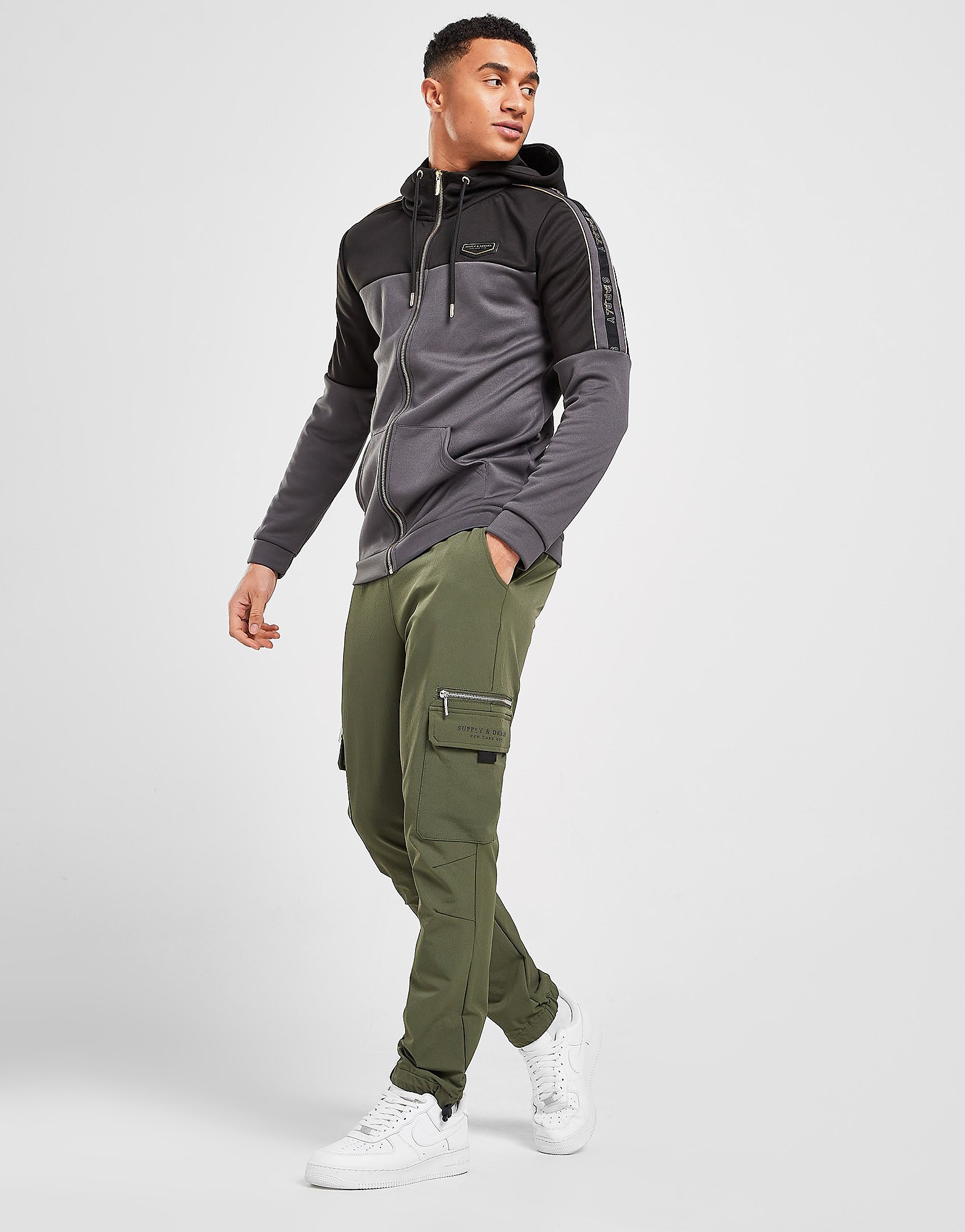 

Supply & Demand Spark Woven Cargo Track Pants - Green - Mens, Green