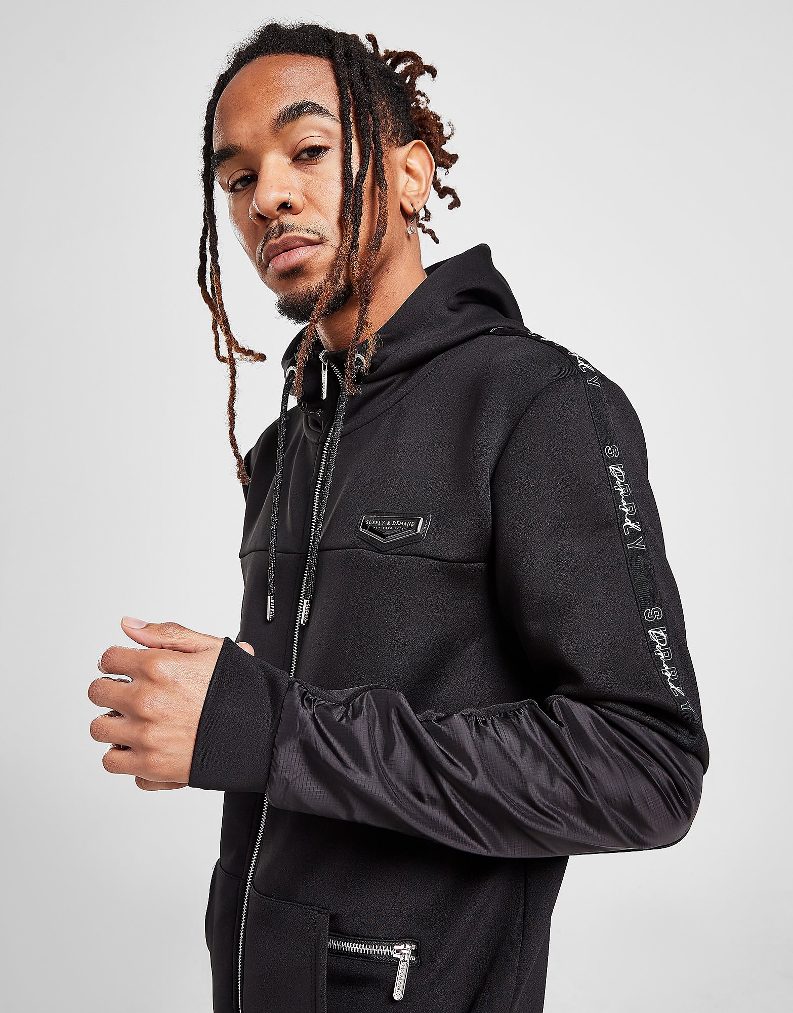 

Supply & Demand Connect Hoodie - Black - Mens, Black
