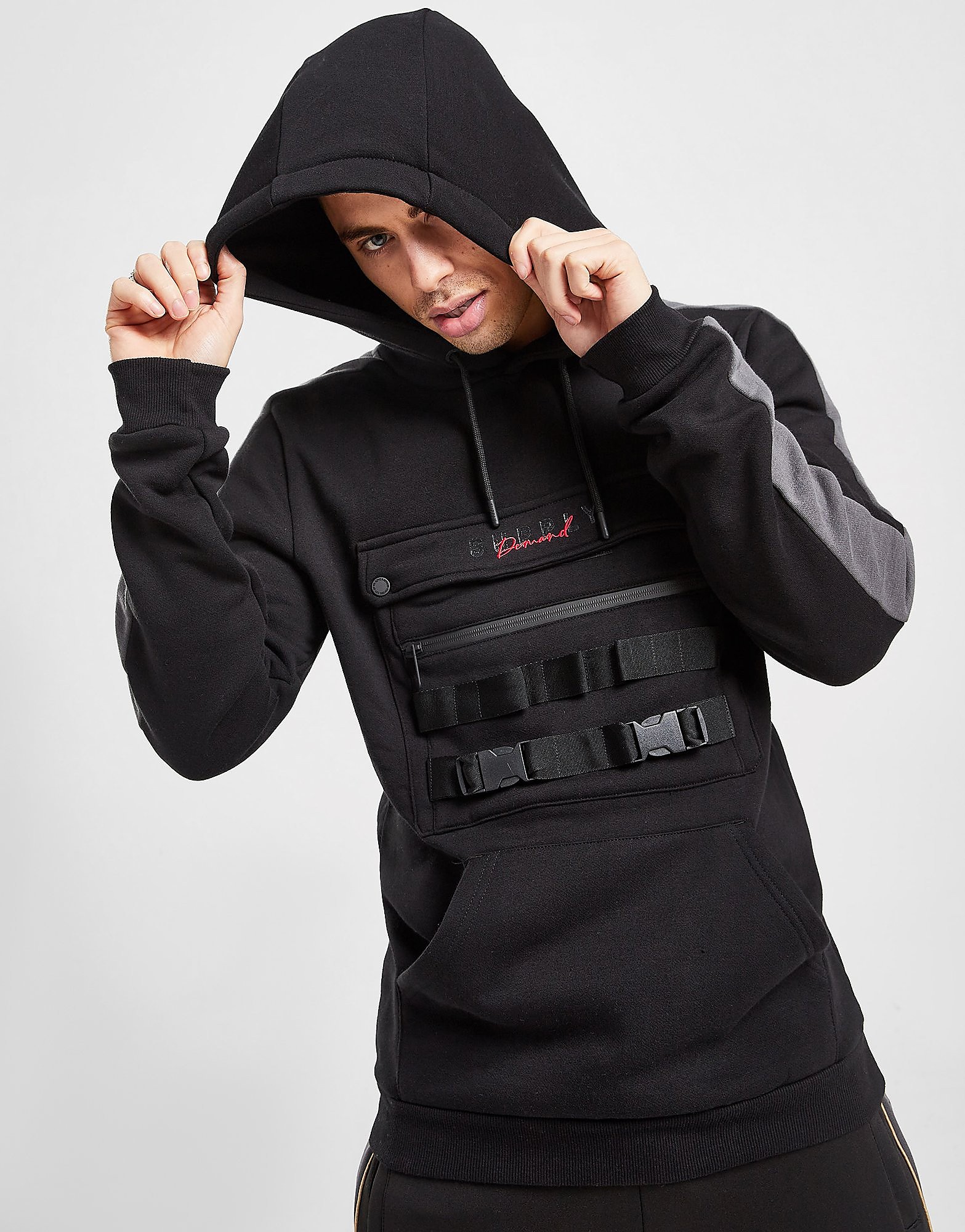 

Supply & Demand Column Cargo Hoodie - Black - Mens, Black