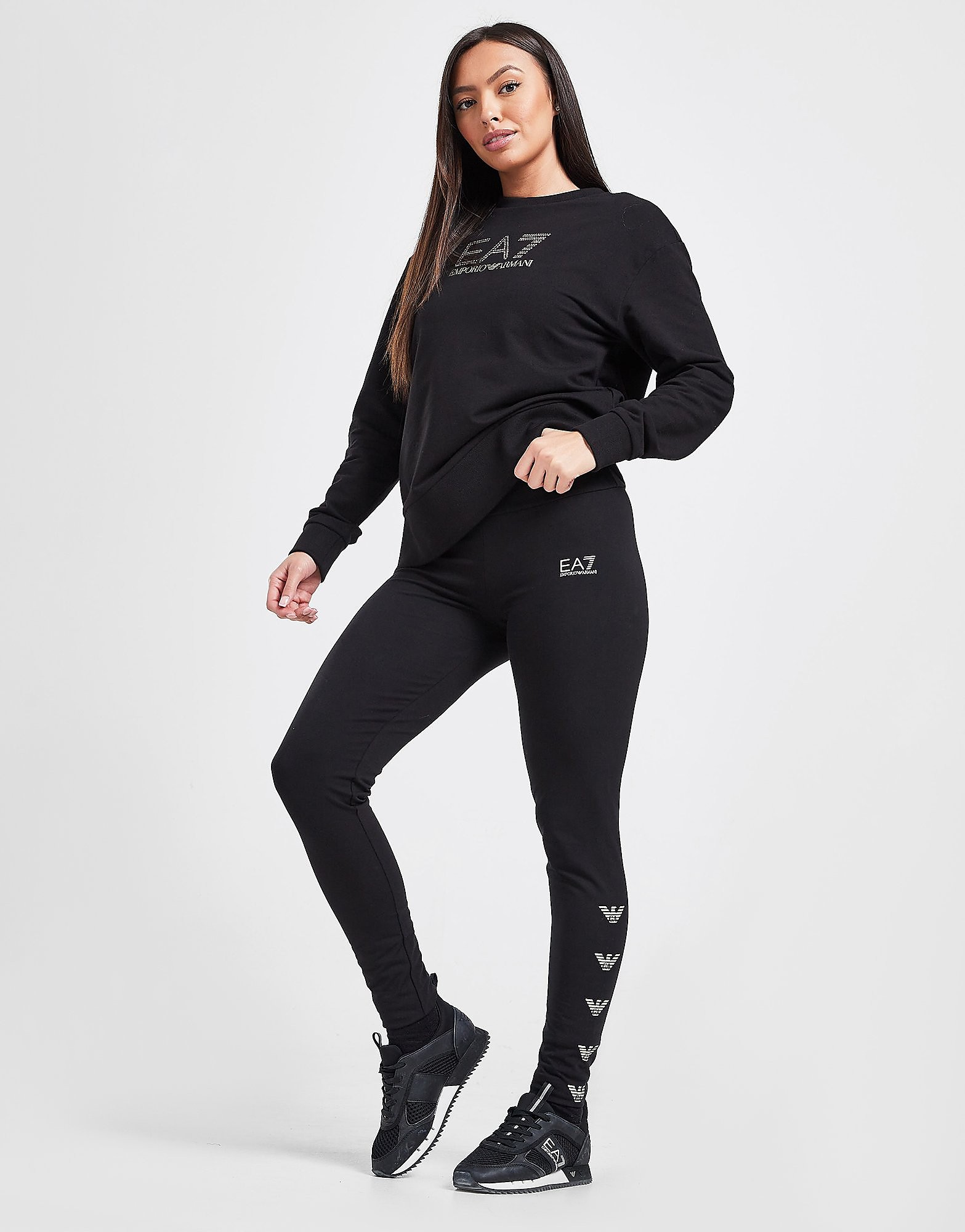 

Emporio Armani EA7 Eagle Leggings - Black - Womens, Black