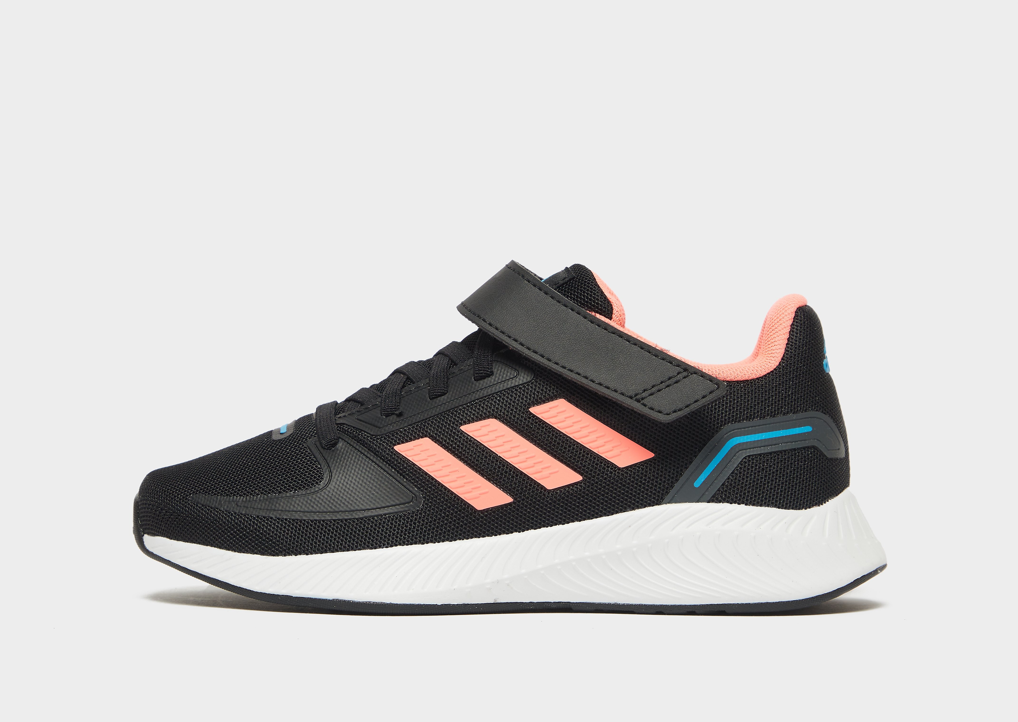 

adidas Performance Runfalcon Children - Core Black / Acid Red / Sky Rush - Kids, Core Black / Acid Red / Sky Rush