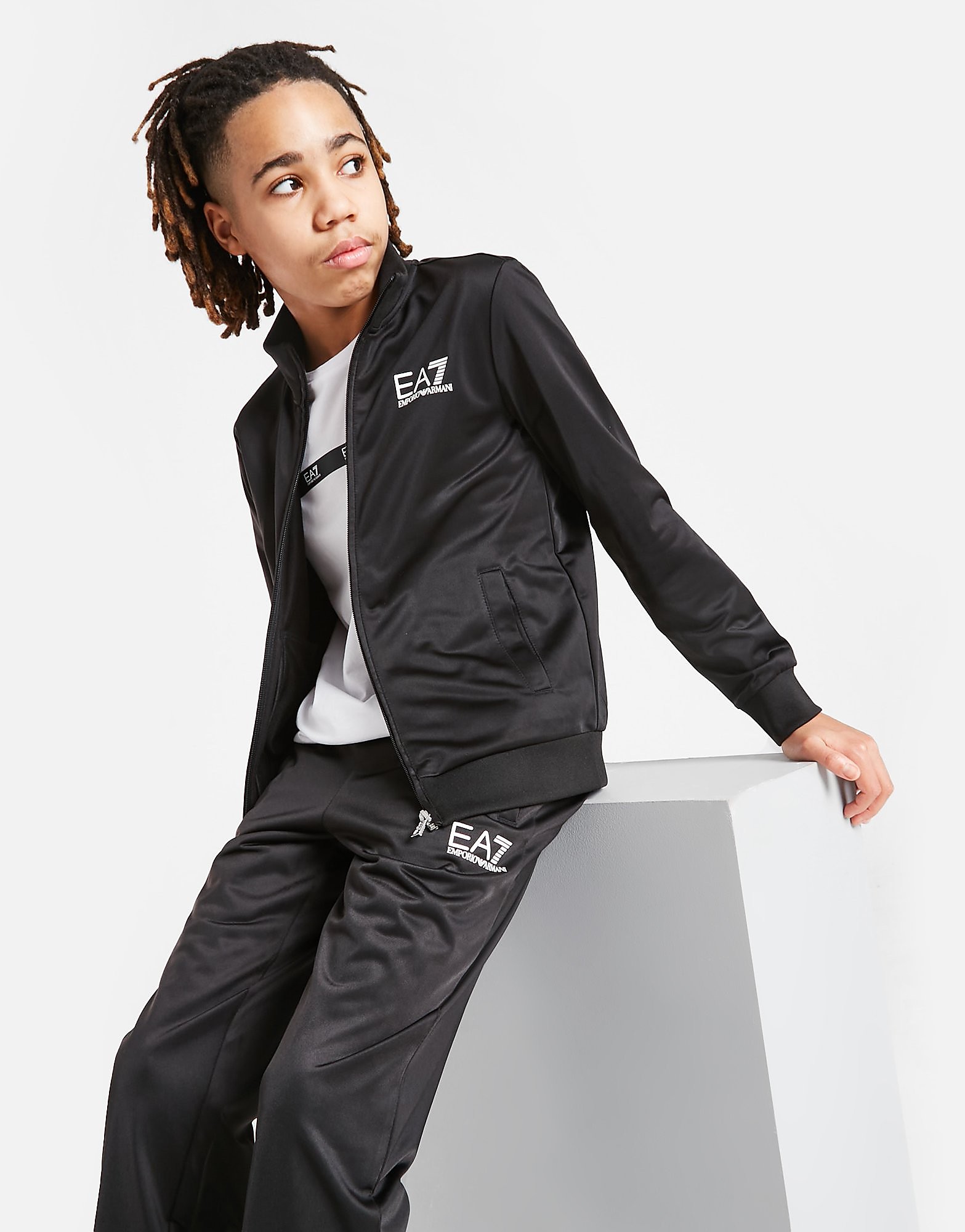 

Emporio Armani EA7 Core Poly Tracksuit Junior - Black - Kids, Black