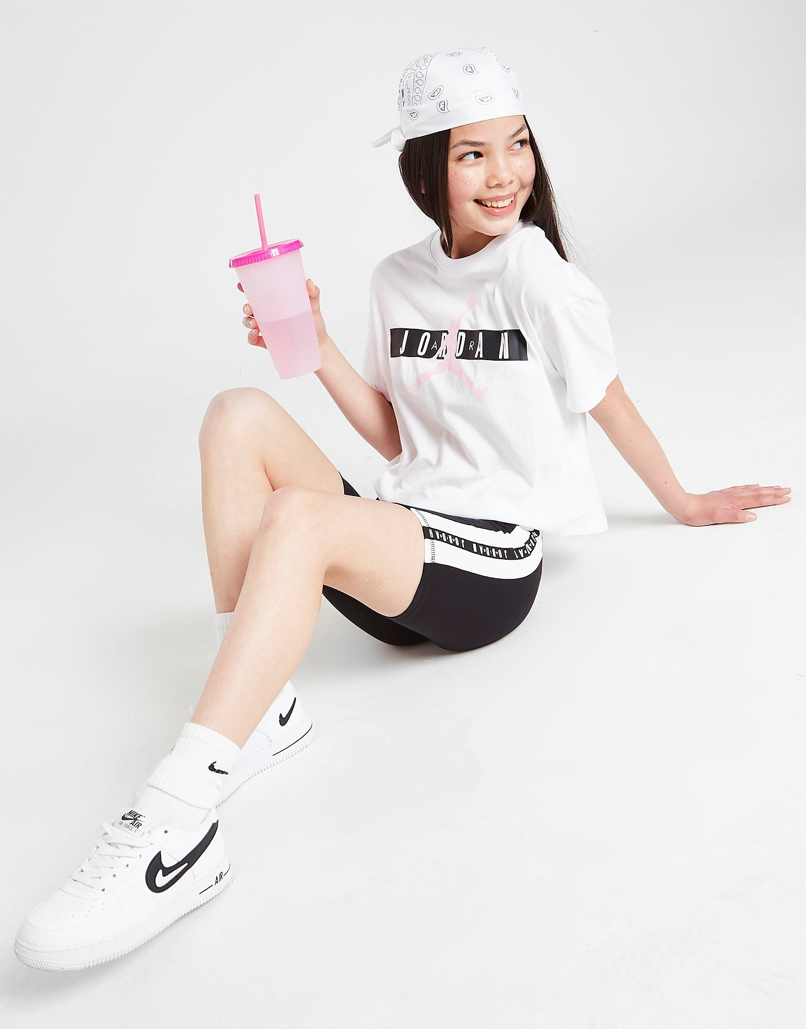

Jordan Girls' Boxy Graphic T-Shirt Junior - Only at JD - White - Kids, White