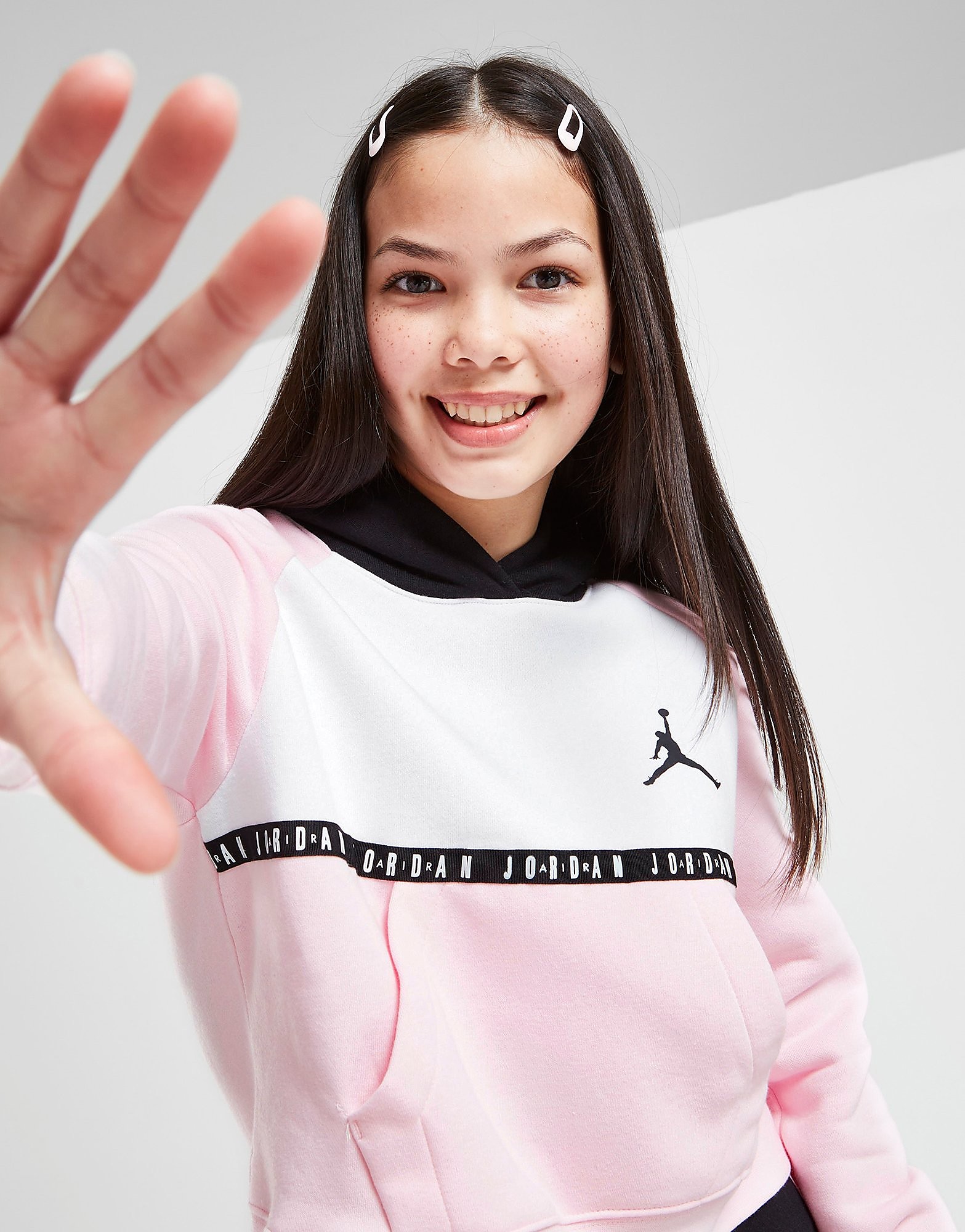 

Jordan Girls' Tape Overhead Hoodie Junior - Only at JD - Pink - Kids, Pink