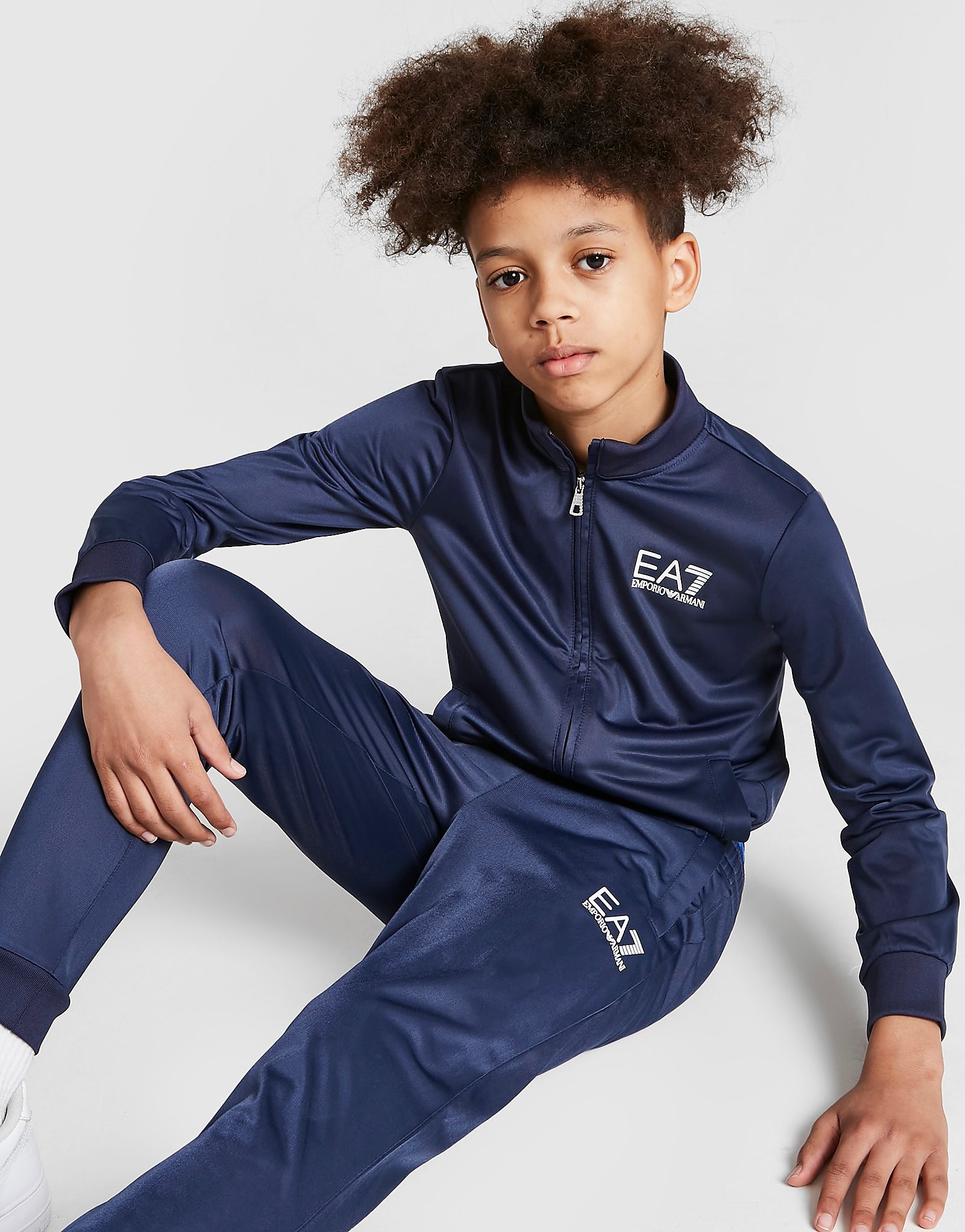 

Emporio Armani EA7 Core Poly Tracksuit Junior - Blue - Kids, Blue