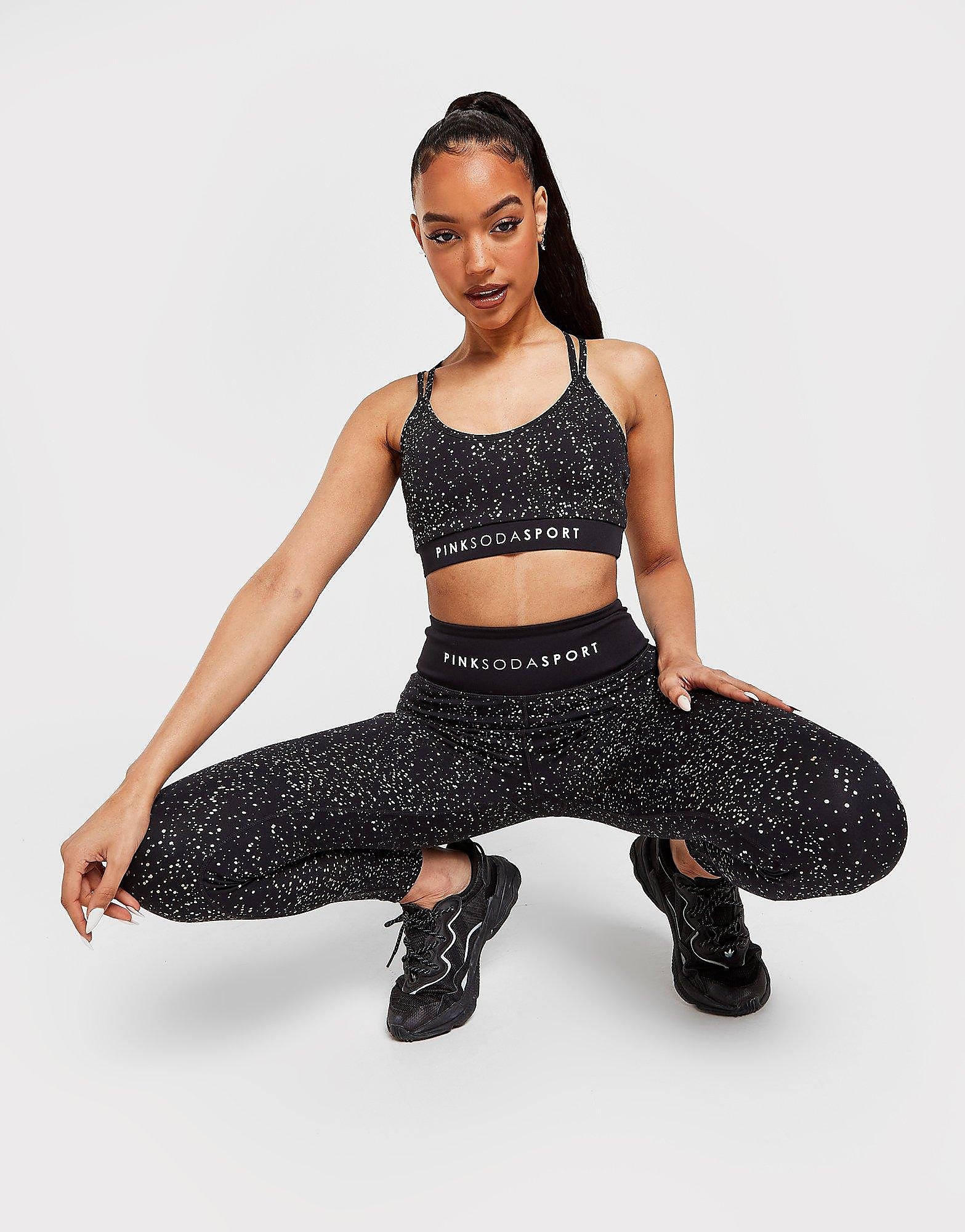 

Pink Soda Sport Sparkle Tights - Only at JD - Black - Womens, Black
