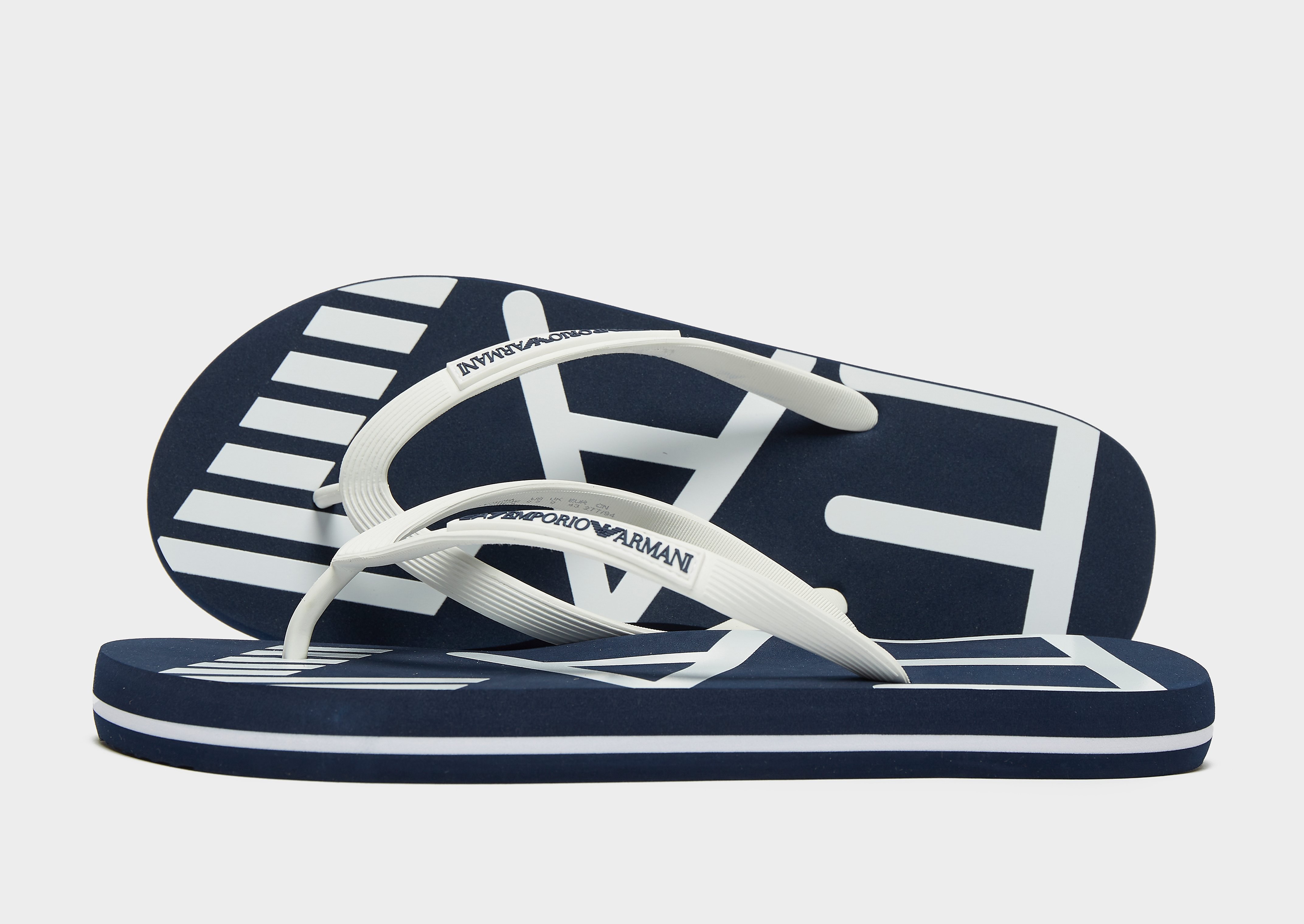 

Emporio Armani EA7 Flip Flops - Blue - Mens, Blue