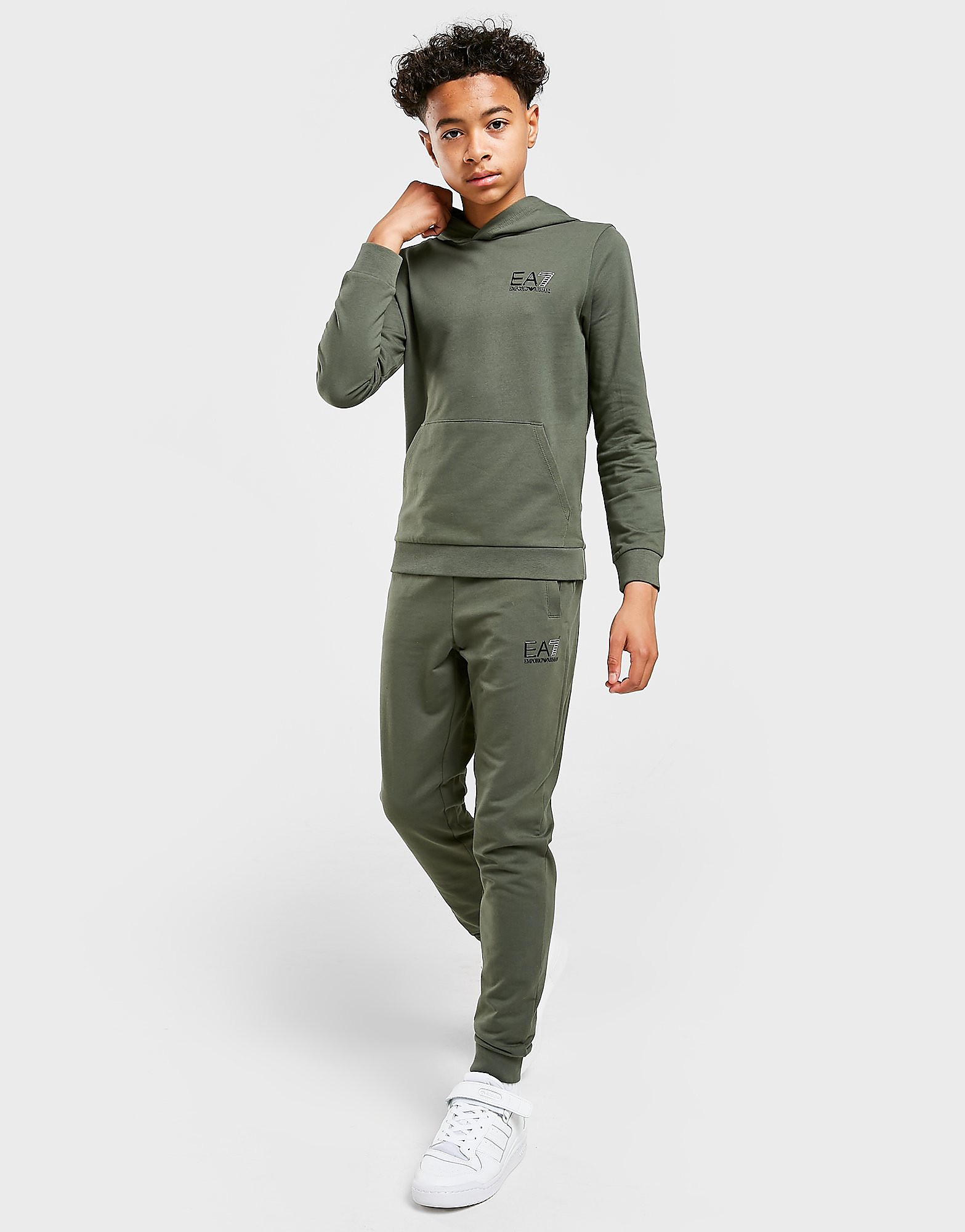 Emporio Armani EA7 Core Logo Joggers Junior - Green - Kids, Green