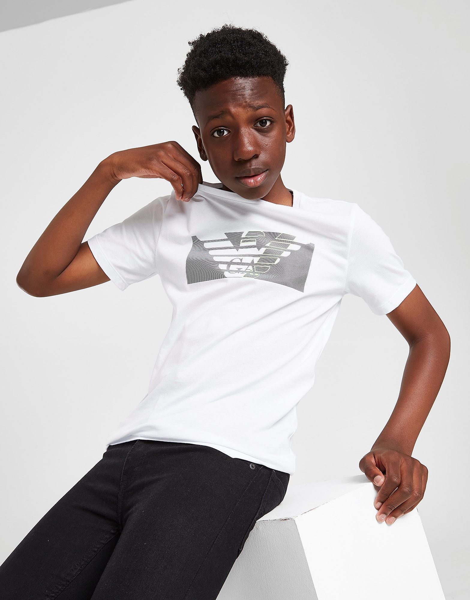 

Emporio Armani EA7 Eagle T-Shirt Junior - White - Kids, White