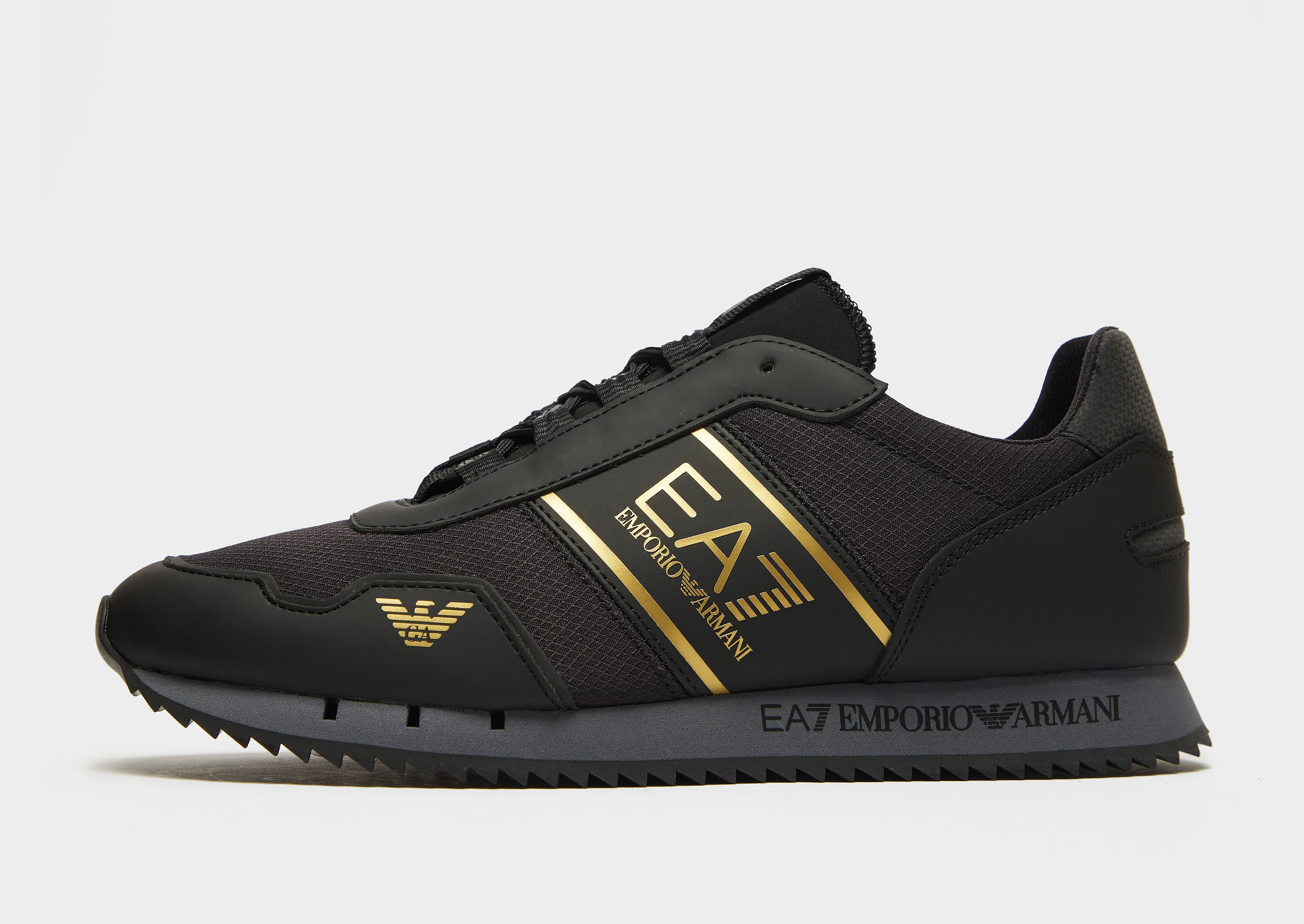 Emporio Armani EA7 B&W Laces 2.0 RS - Only at JD - Black - Mens, Black