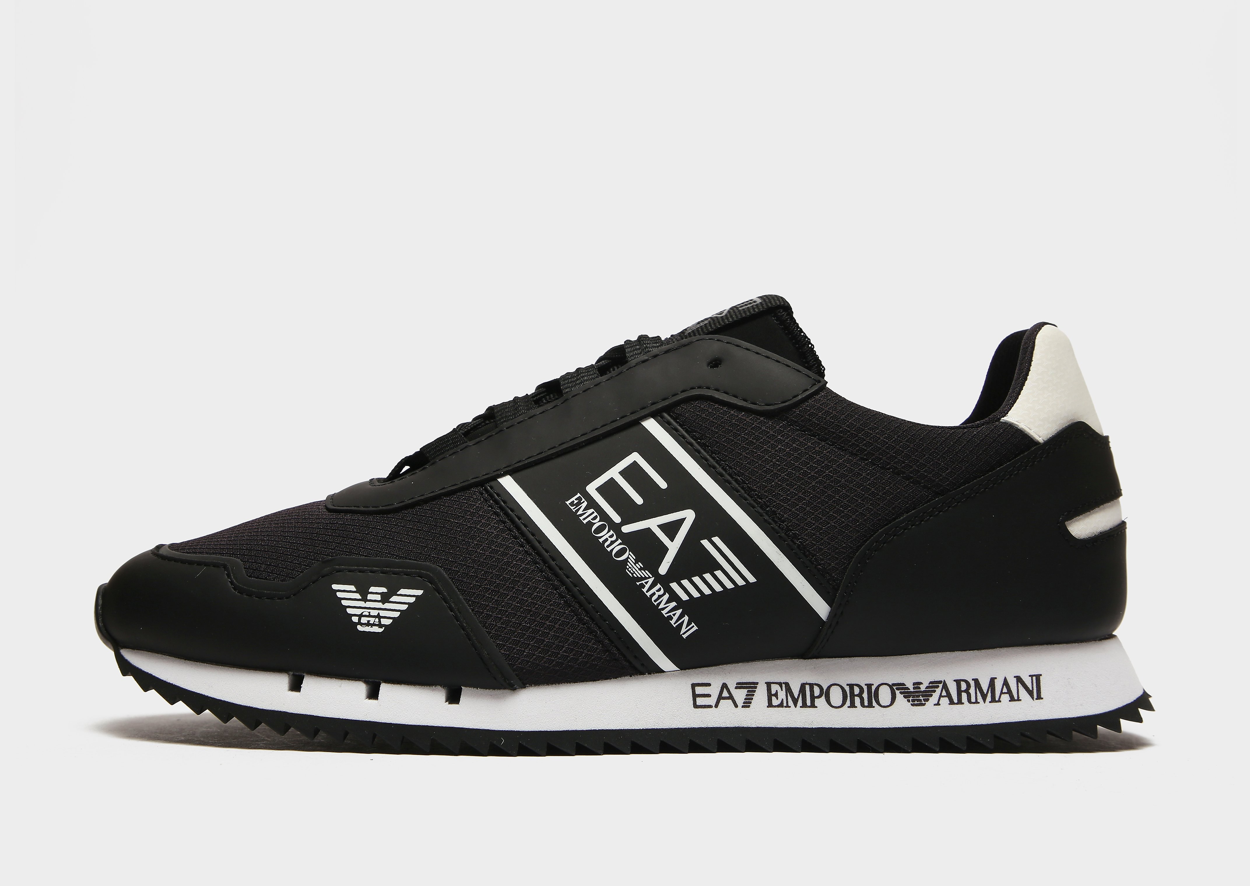 Emporio Armani EA7 B&W Laces 2.0 RS - Only at JD - Black - Mens, Black