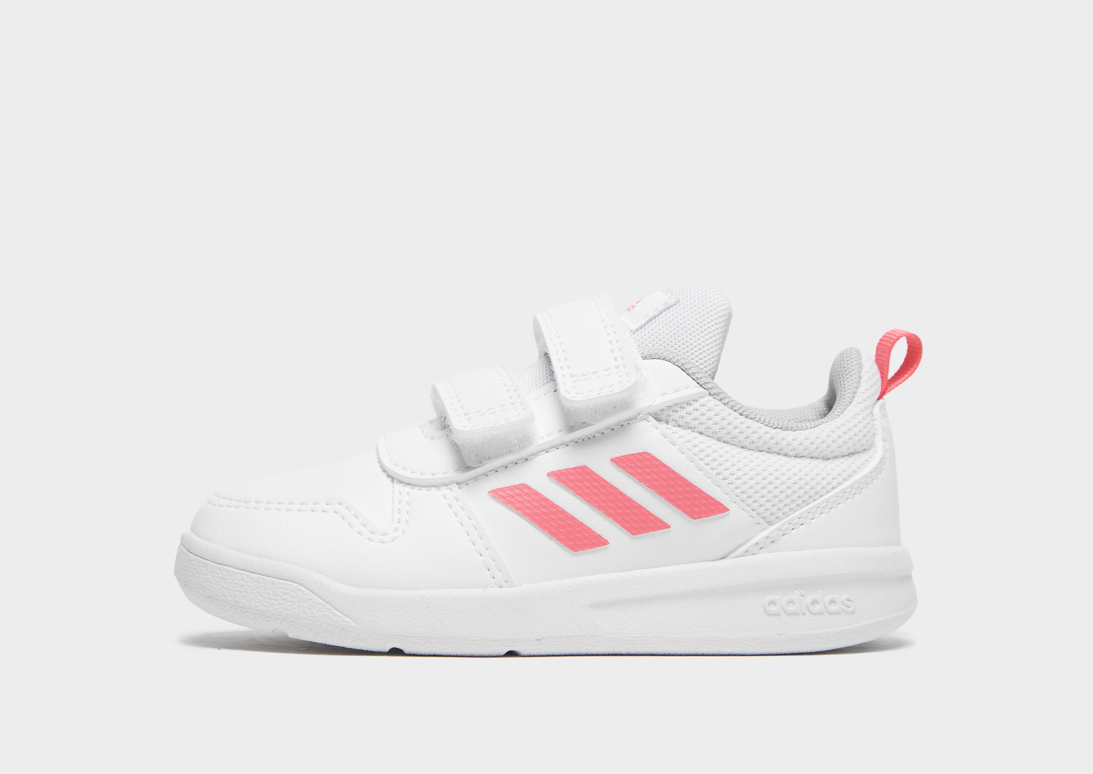 adidas Tensaur Infant - Cloud White / Real Pink / Cloud White - Kids, Cloud White / Real Pink / Cloud White