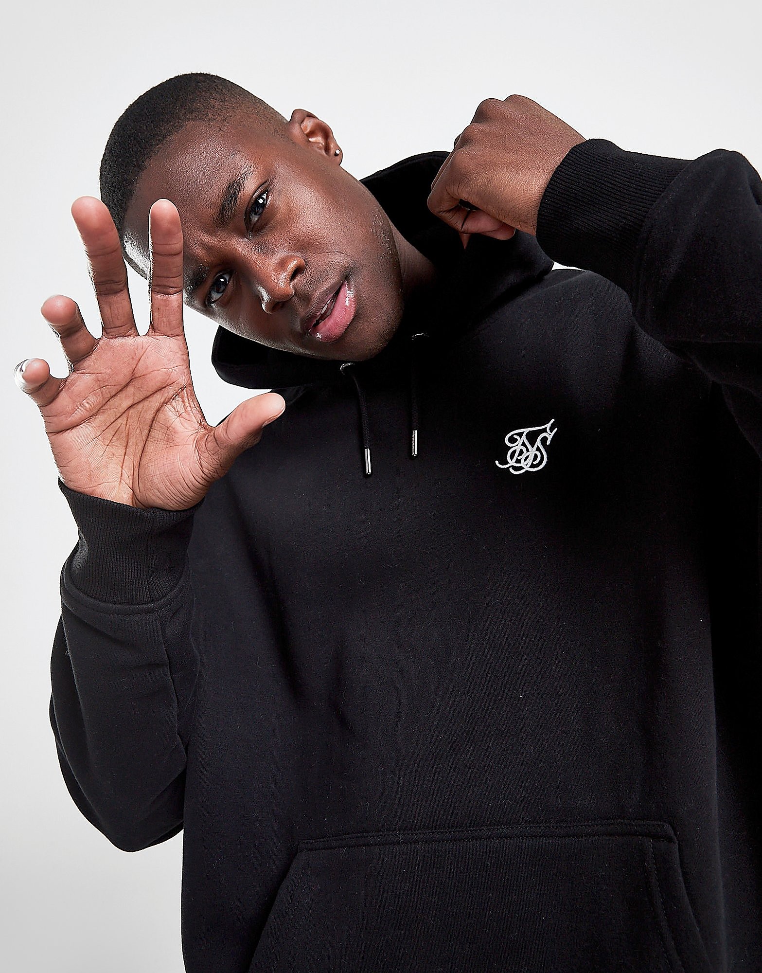

SikSilk Flight Hoodie - Black - Mens, Black