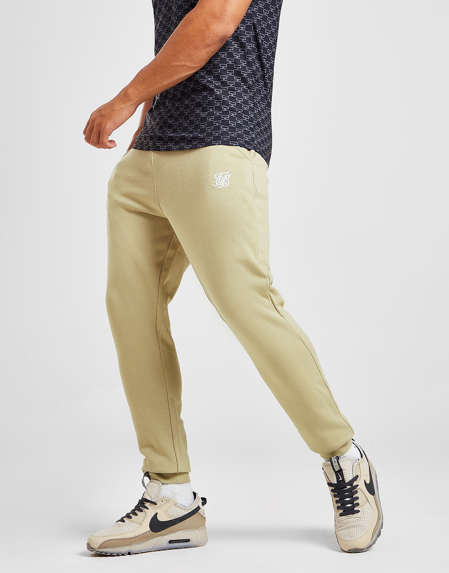 

SikSilk Fleece Joggers - Brown - Mens, Brown