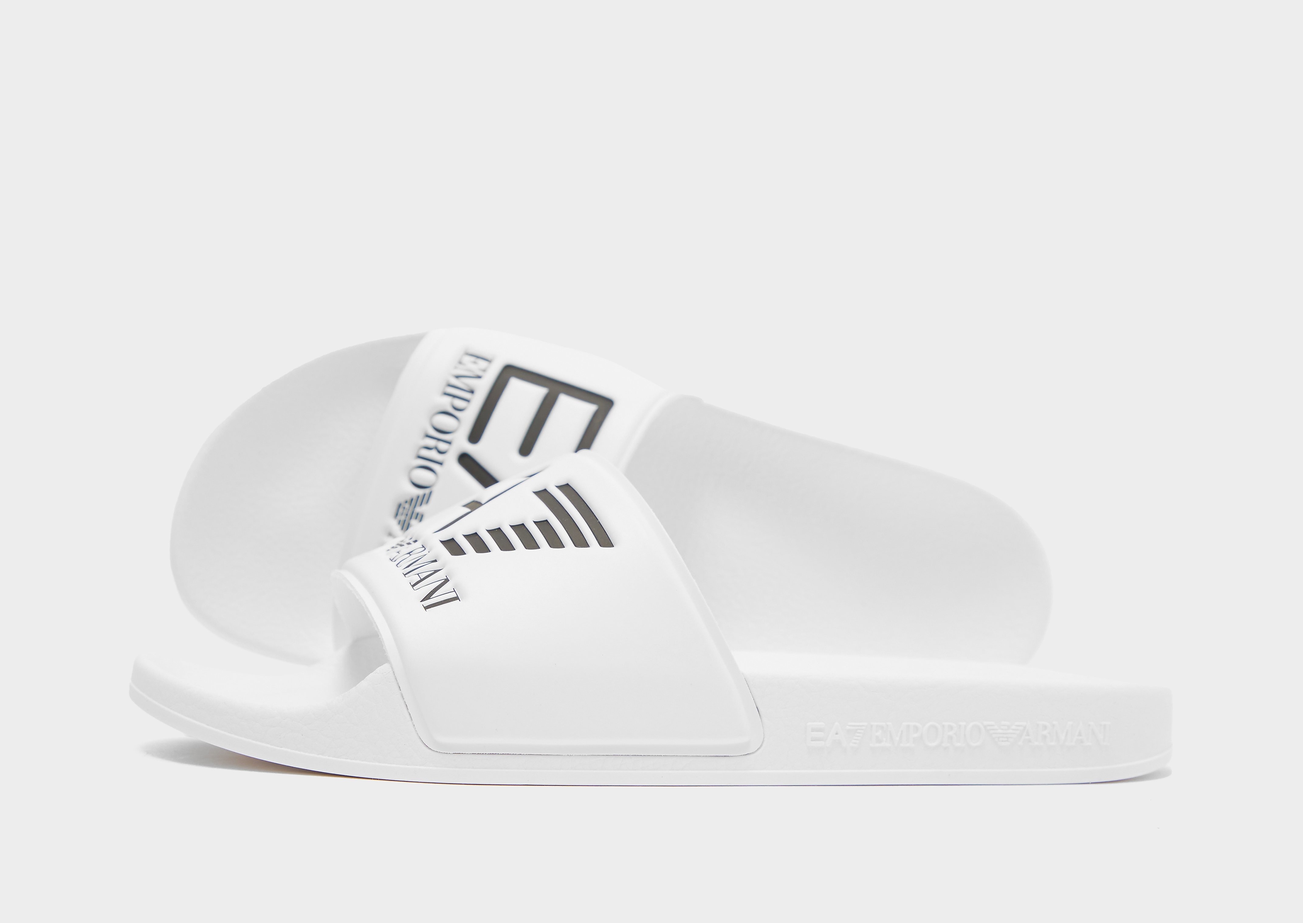 Emporio Armani EA7 Sea Slides Junior - White - Kids, White