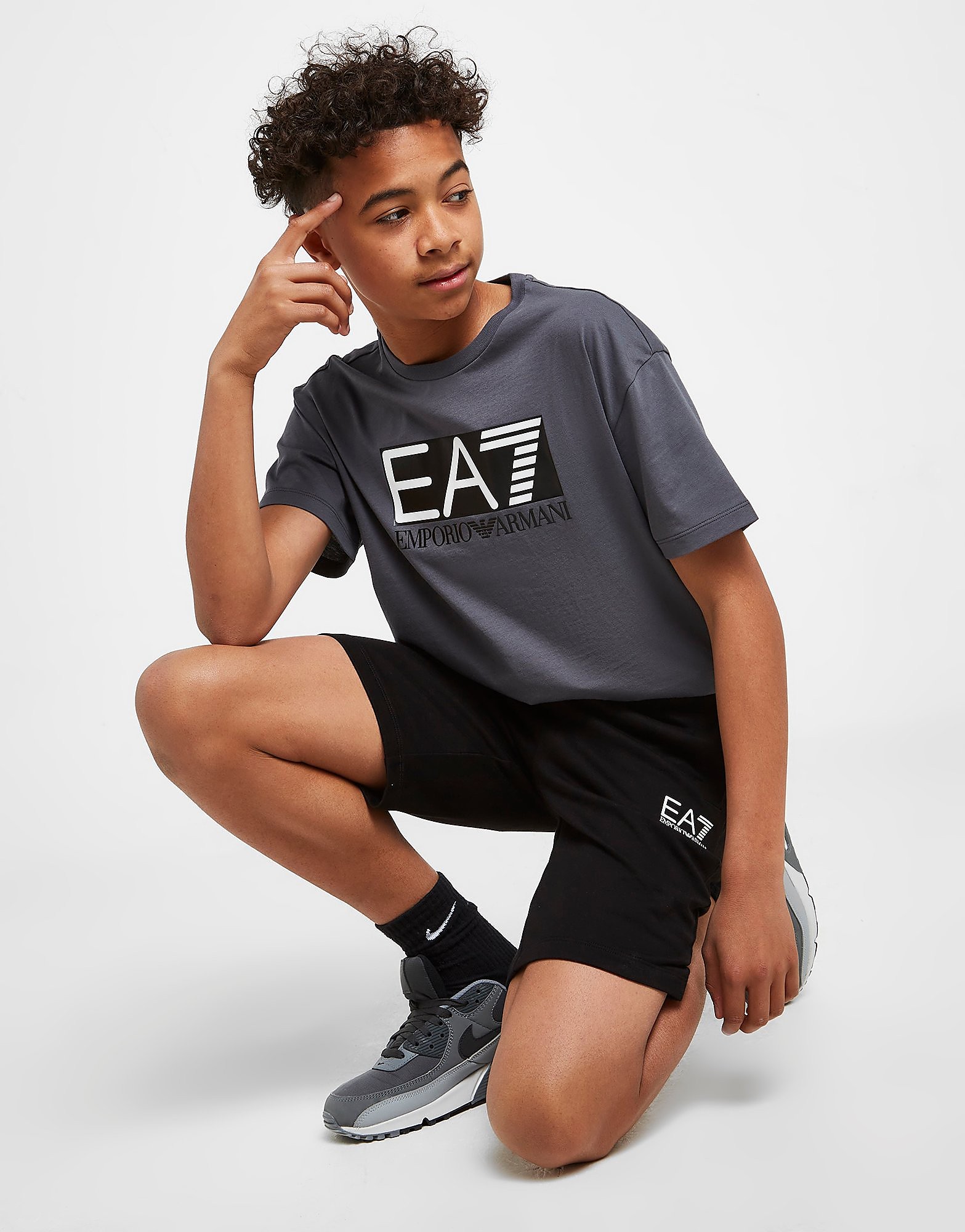 

Emporio Armani EA7 Training T-Shirt Junior - Grey - Kids, Grey