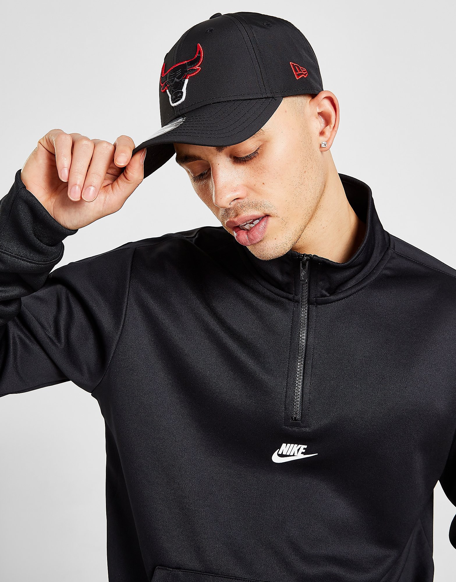 

New Era NBA 9FORTY 2T Chicago Bulls Cap - Black - Womens, Black