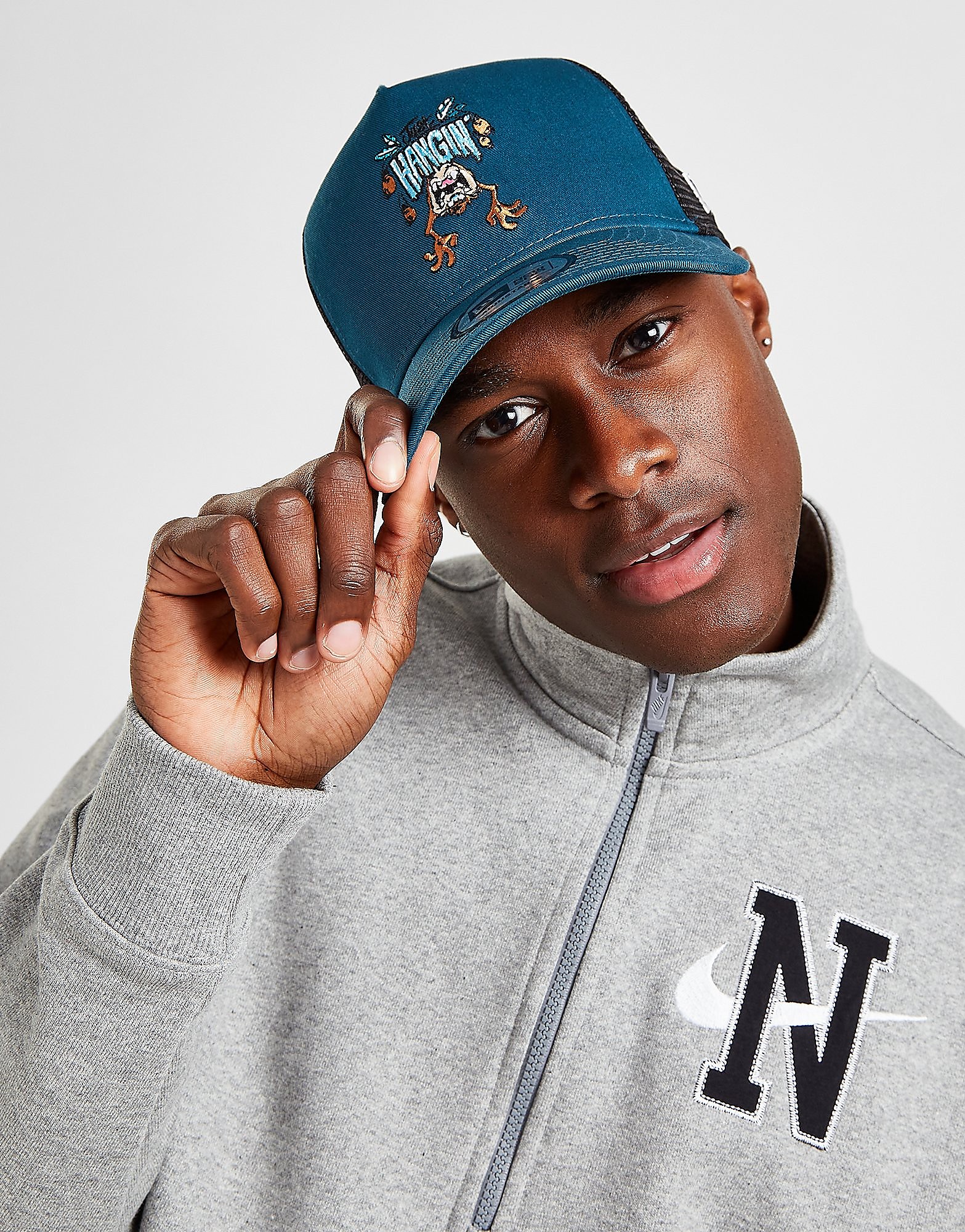 

New Era Taz Trucker Cap - Blue/Black - Womens, Blue/Black
