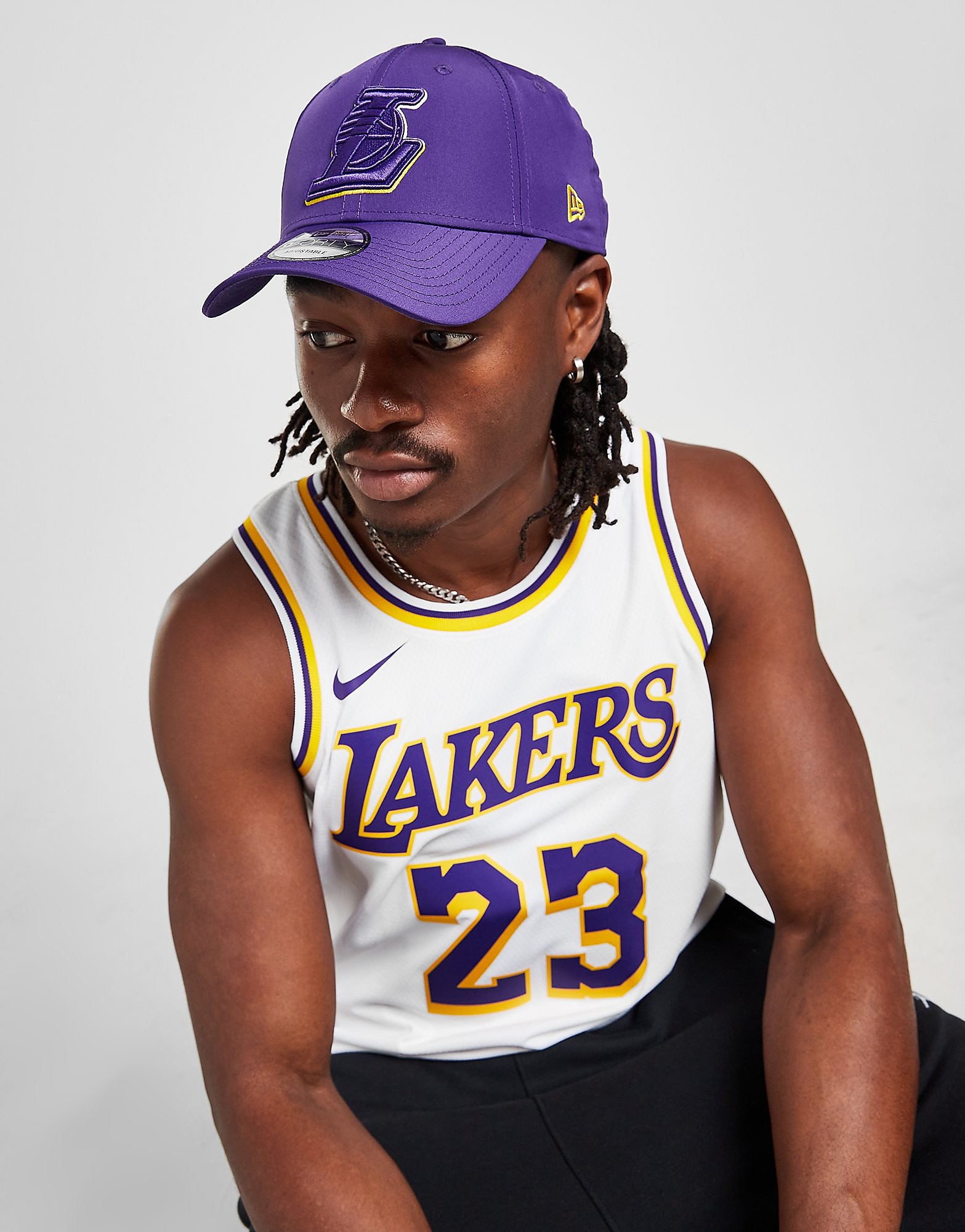 

New Era NBA 9FORTY 2T LA Lakers Cap - Purple - Womens, Purple