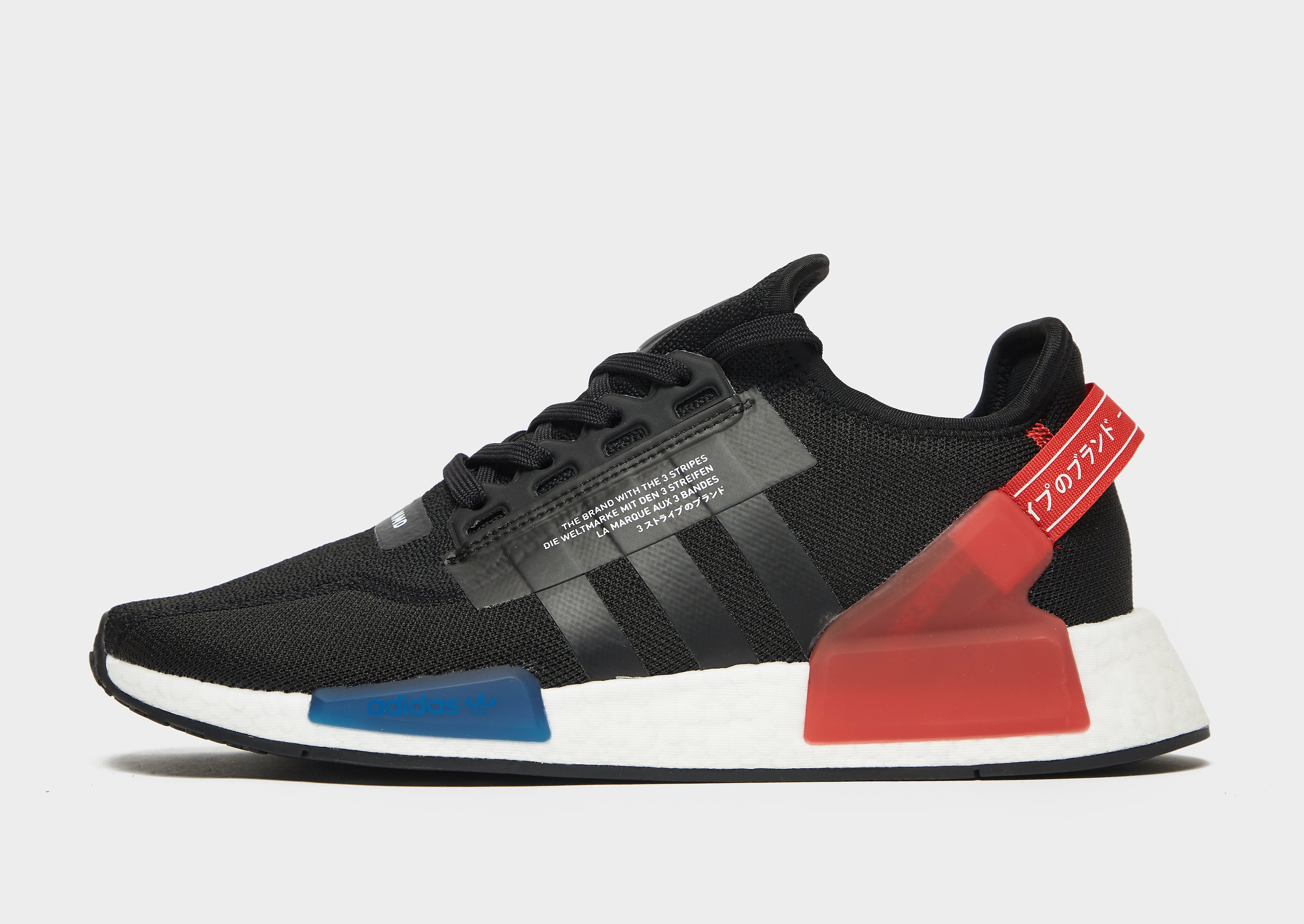 

adidas Originals NMD_R1 V2 - Core Black / Core Black / Cloud White - Mens, Core Black / Core Black / Cloud White