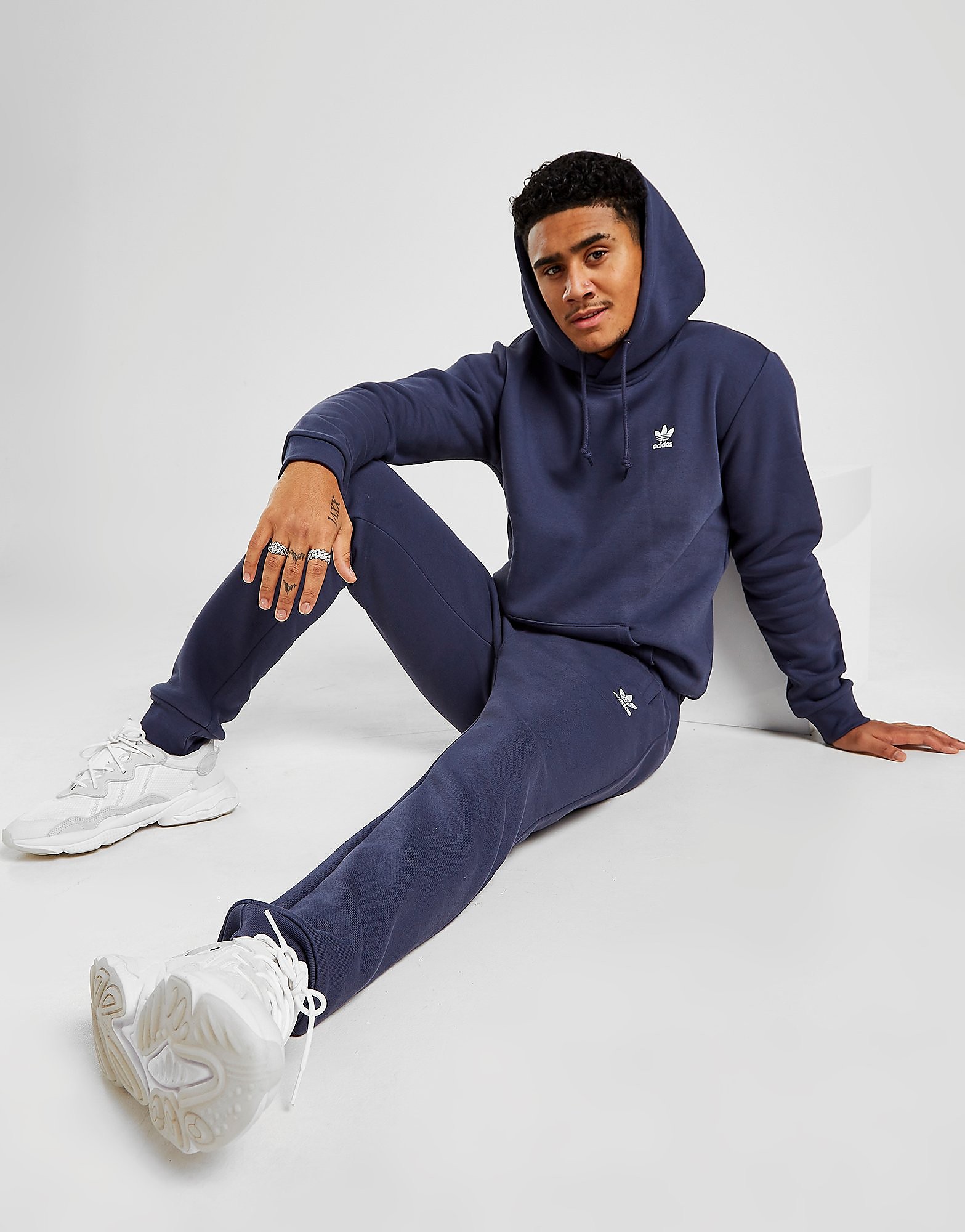adidas Originals Trefoil Essential Joggers - Navy - Mens, Navy
