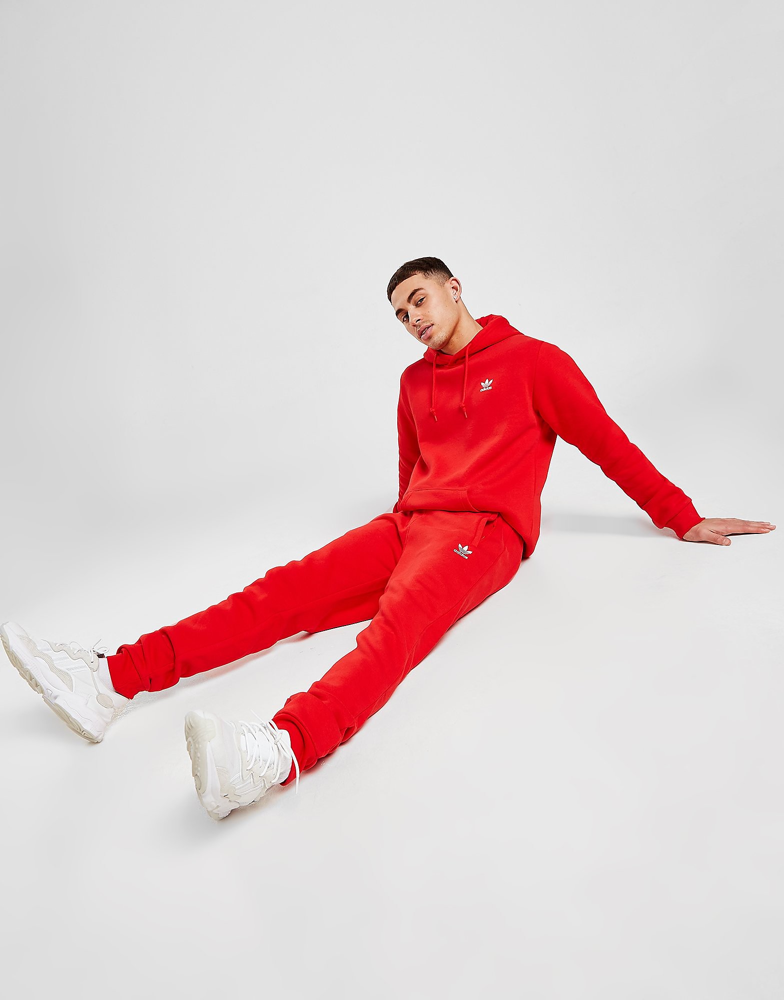 

adidas Originals Adicolor Essentials Trefoil Joggers - Red - Mens, Red