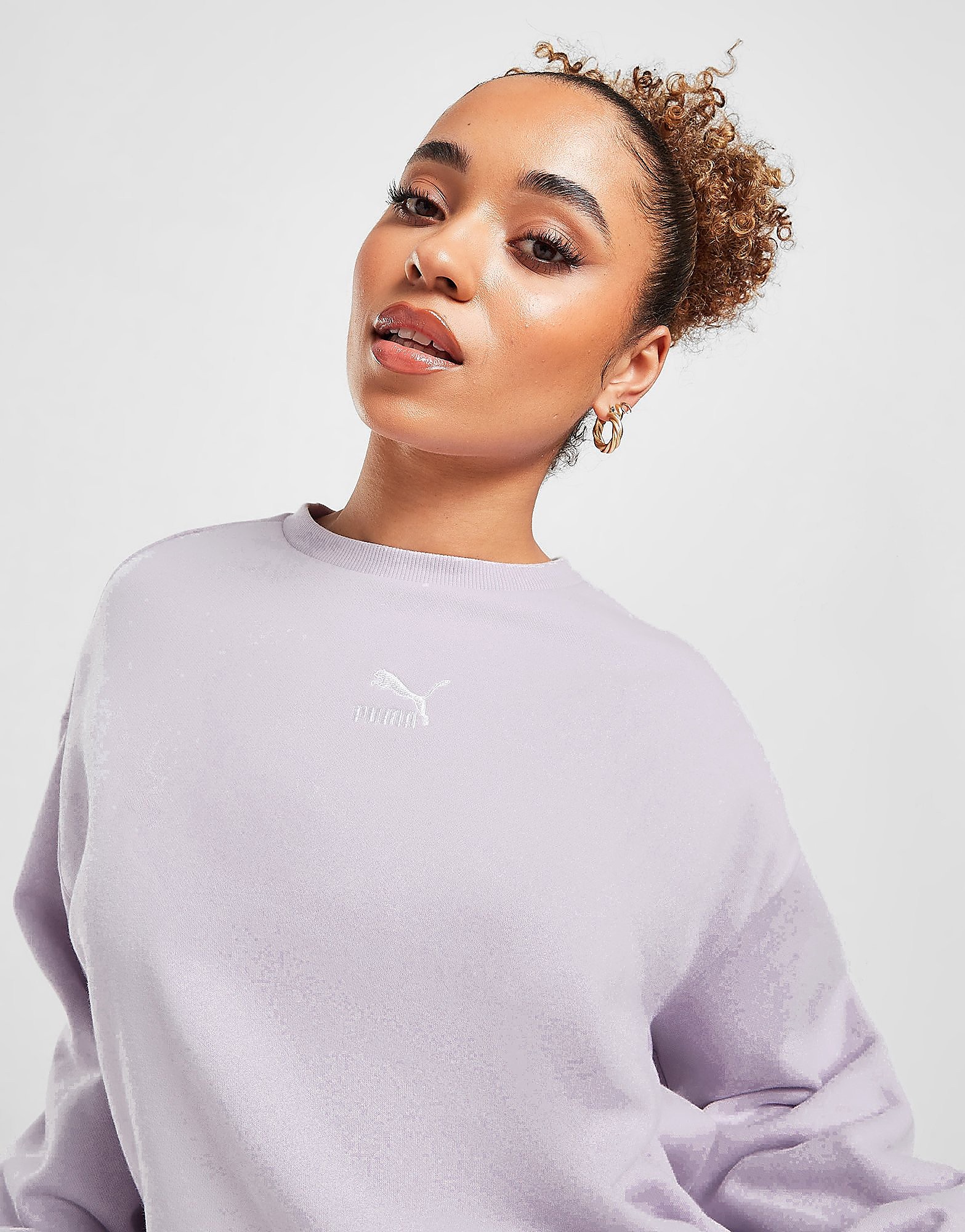 

Puma Classics Boyfriend Crew Sweatshirt - Purple - Womens, Purple