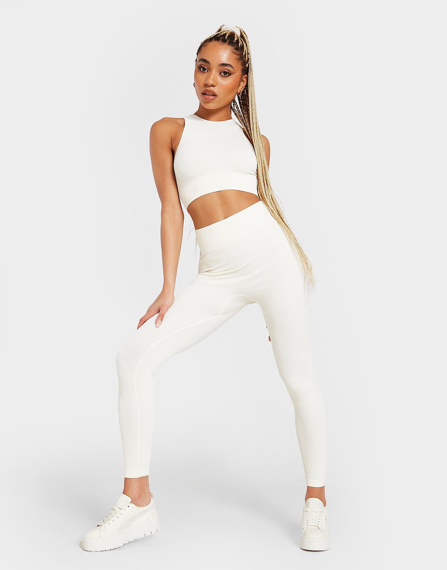 

Puma Infuse evoKNIT Tights - White - Womens, White