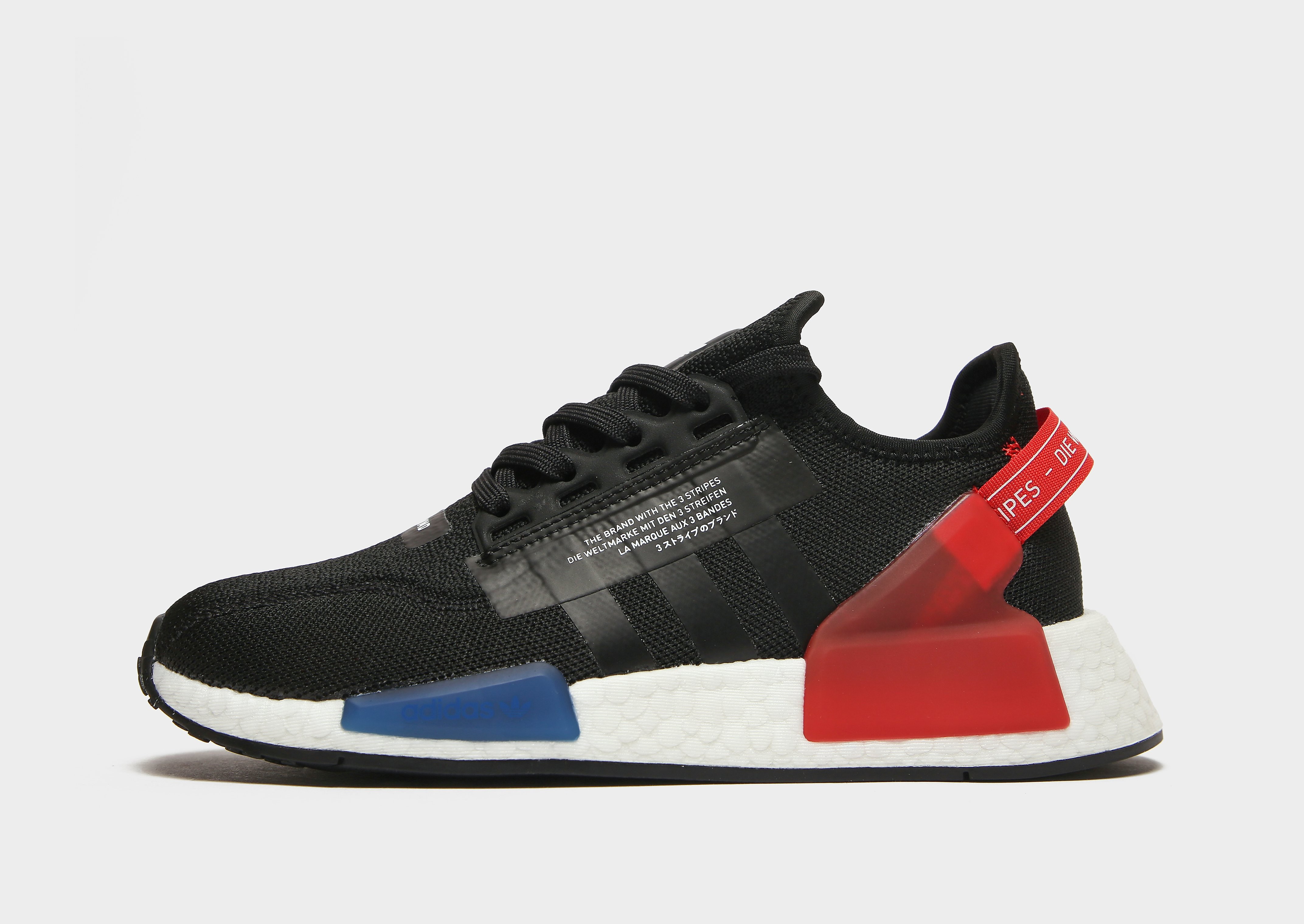 

adidas Originals NMD_R1 V2 Junior - Core Black / Core Black / Cloud White - Kids, Core Black / Core Black / Cloud White