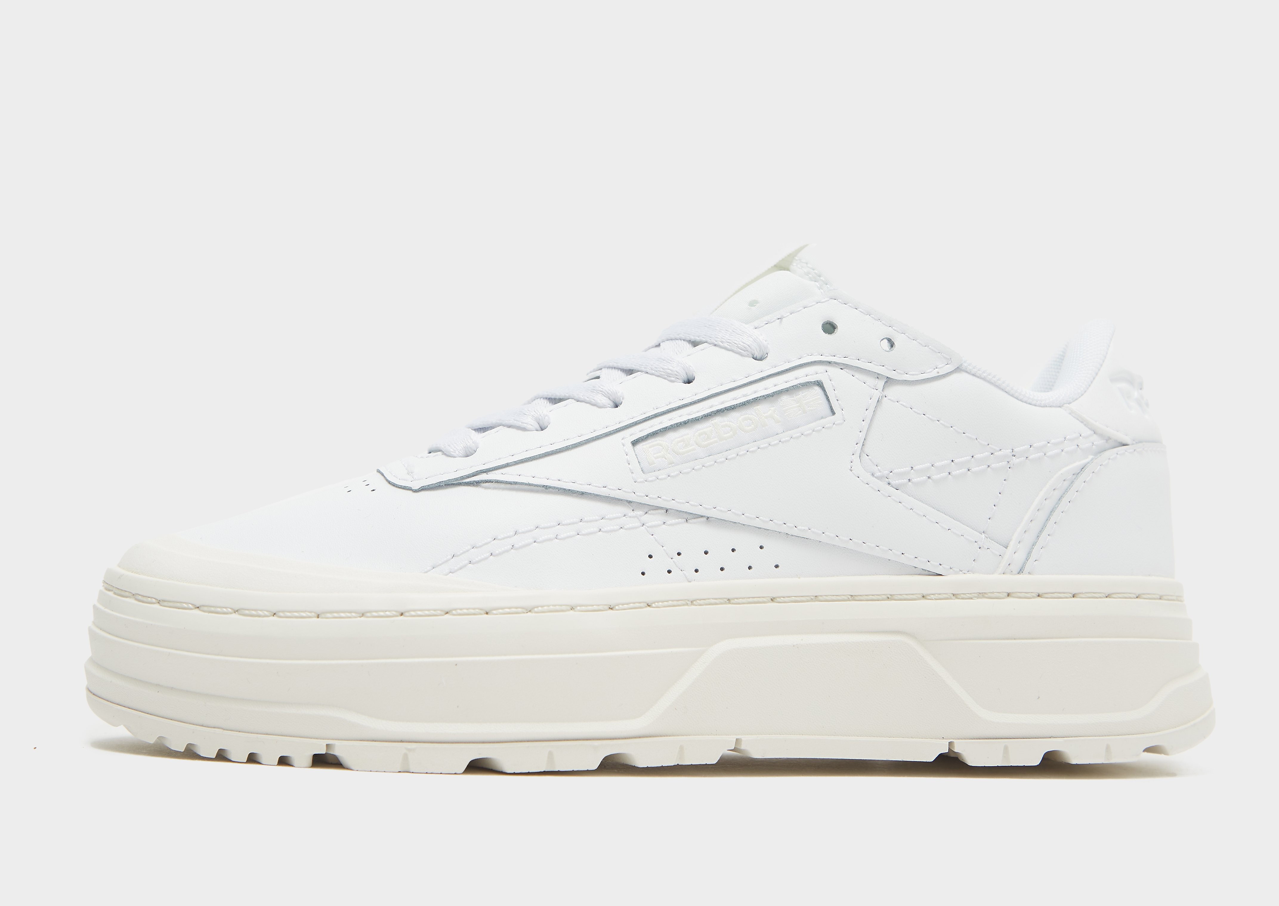 

Reebok Club C Double GEO Women's - Cloud White / Cloud White / Chalk, Cloud White / Cloud White / Chalk