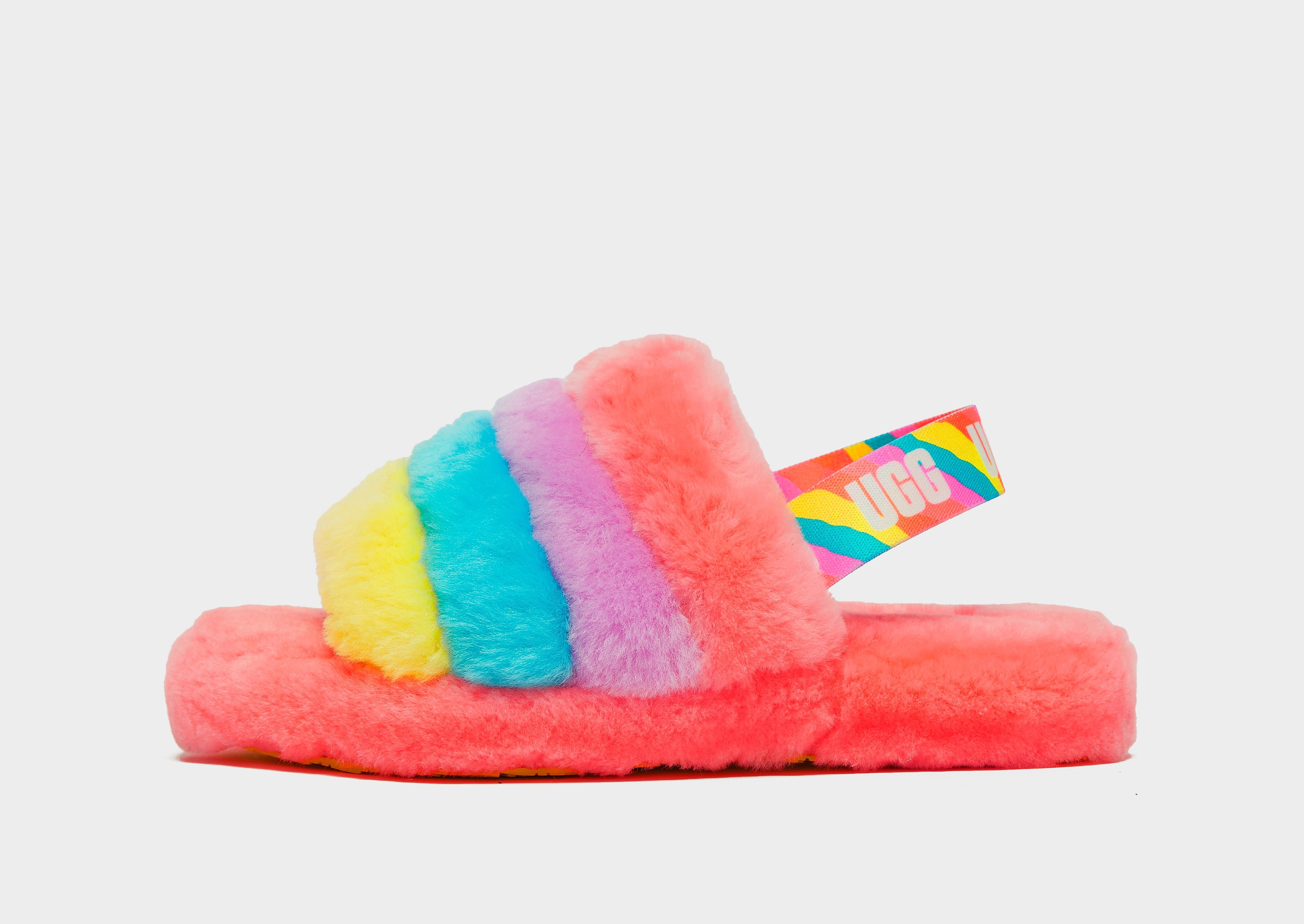 

UGG Fluff Yeah Slides - Multi Coloured - Kids, Multi Coloured